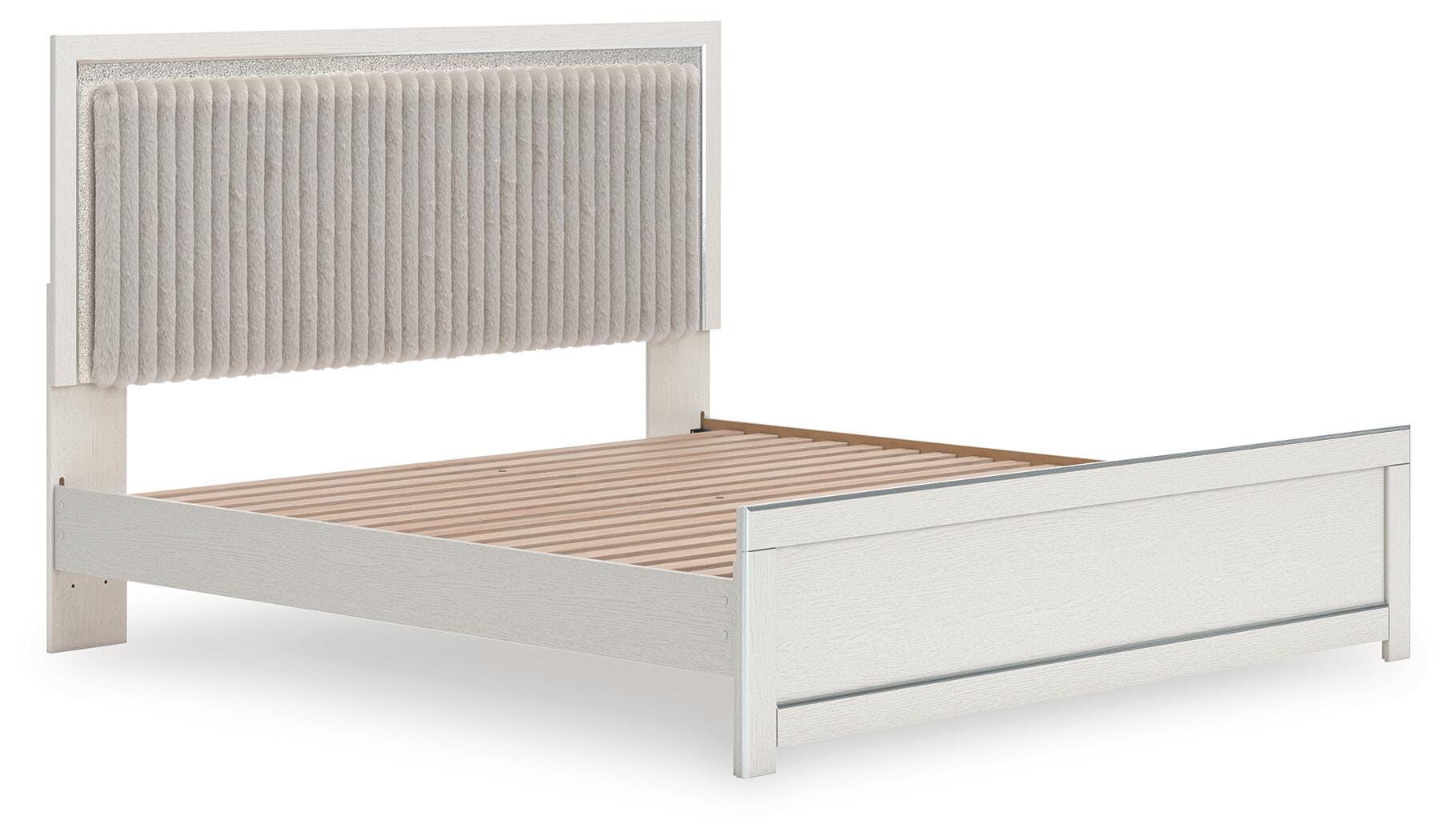 Birmonton King Upholstered Panel Platform Bed - image 3