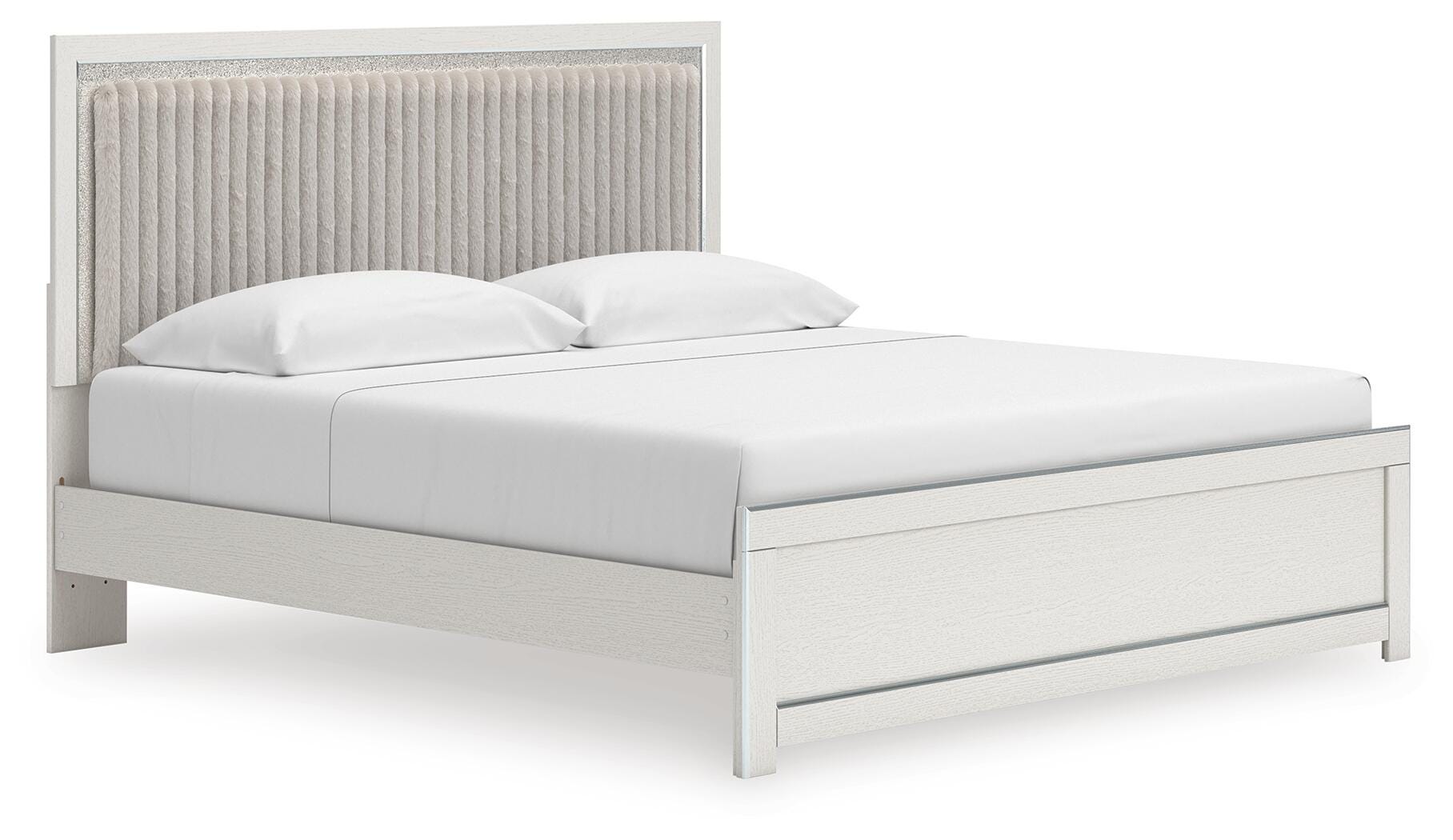 Birmonton King Upholstered Panel Platform Bed - image 2