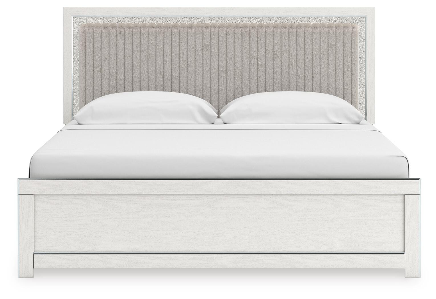 Birmonton King Upholstered Panel Platform Bed - image 5
