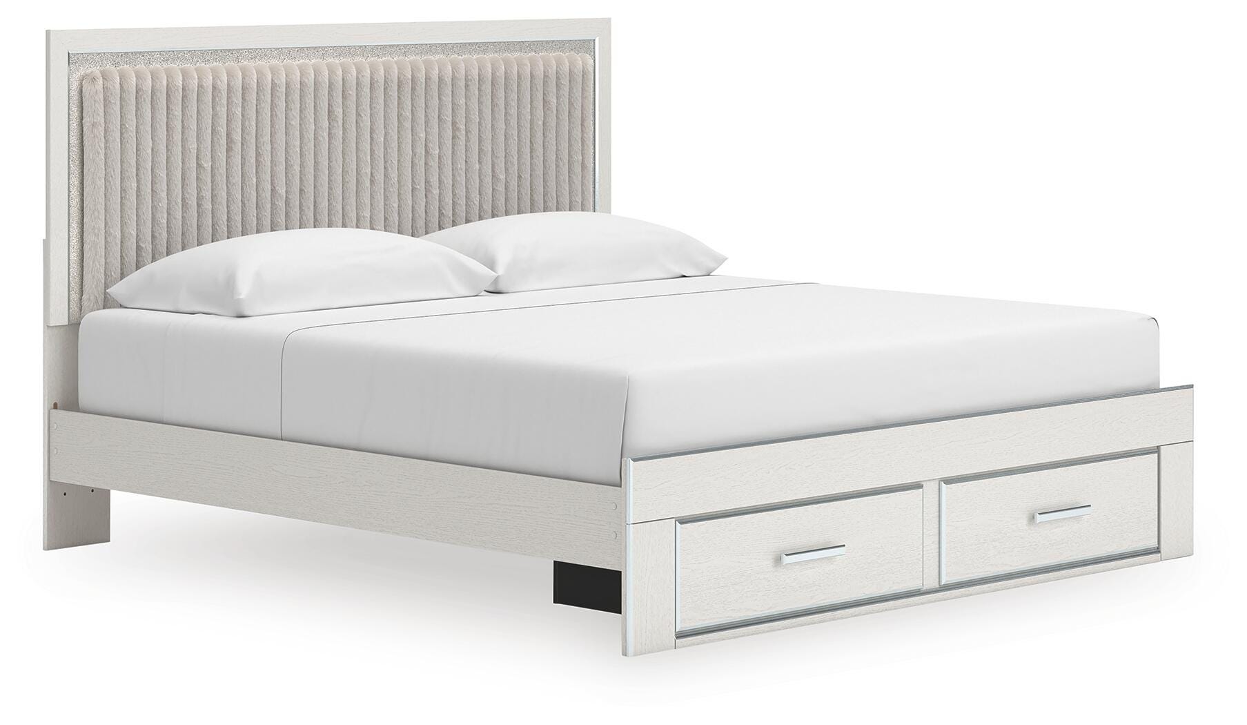 Birmonton King Upholstered Panel Platform Storage Bed - image 2