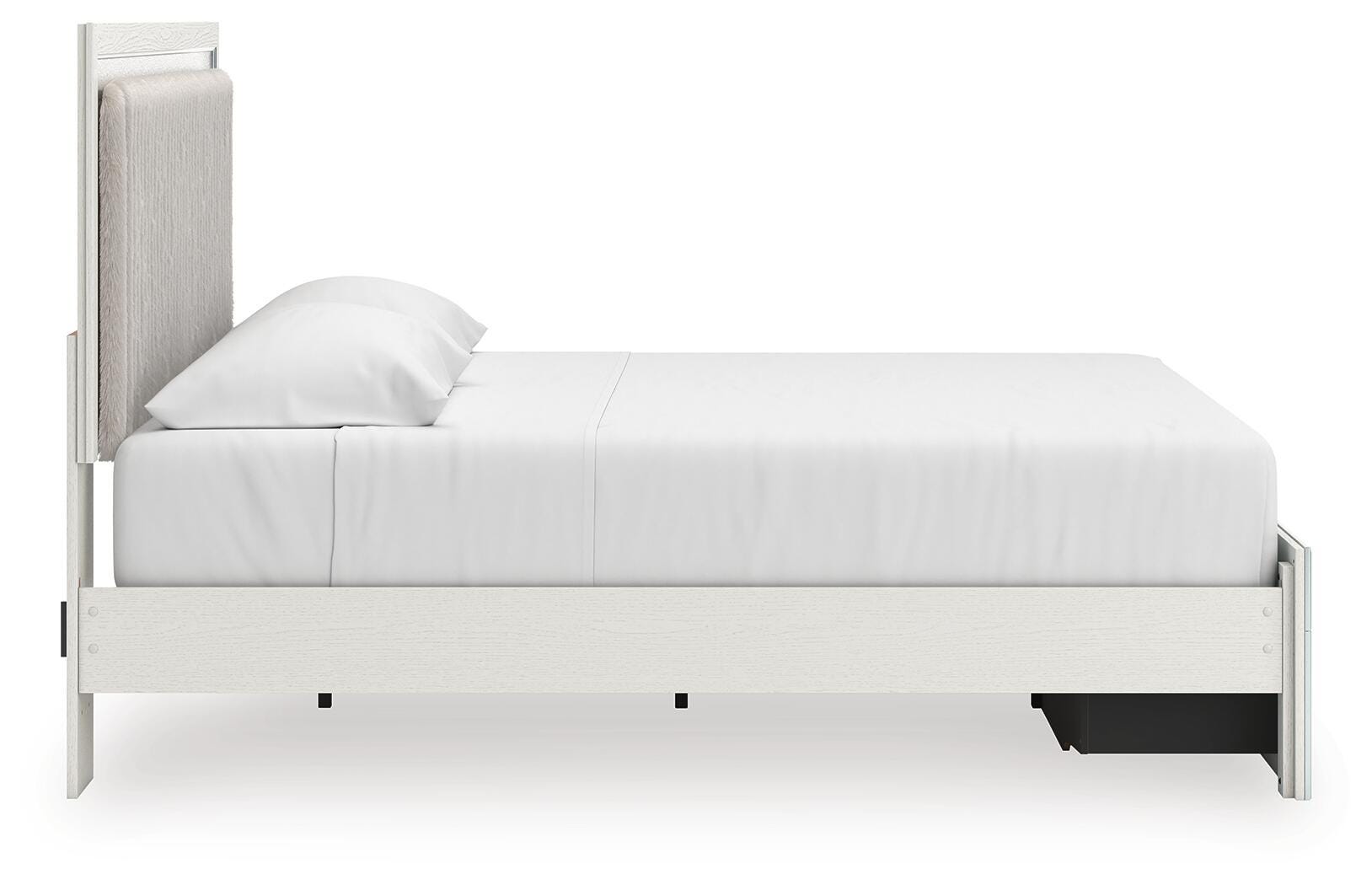 Birmonton King Upholstered Panel Platform Storage Bed - image 4