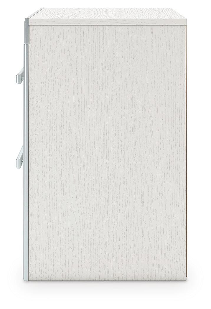 Cama Queen Birmonton con almacenaje, cómoda, espejo y mesita de noche - image 18