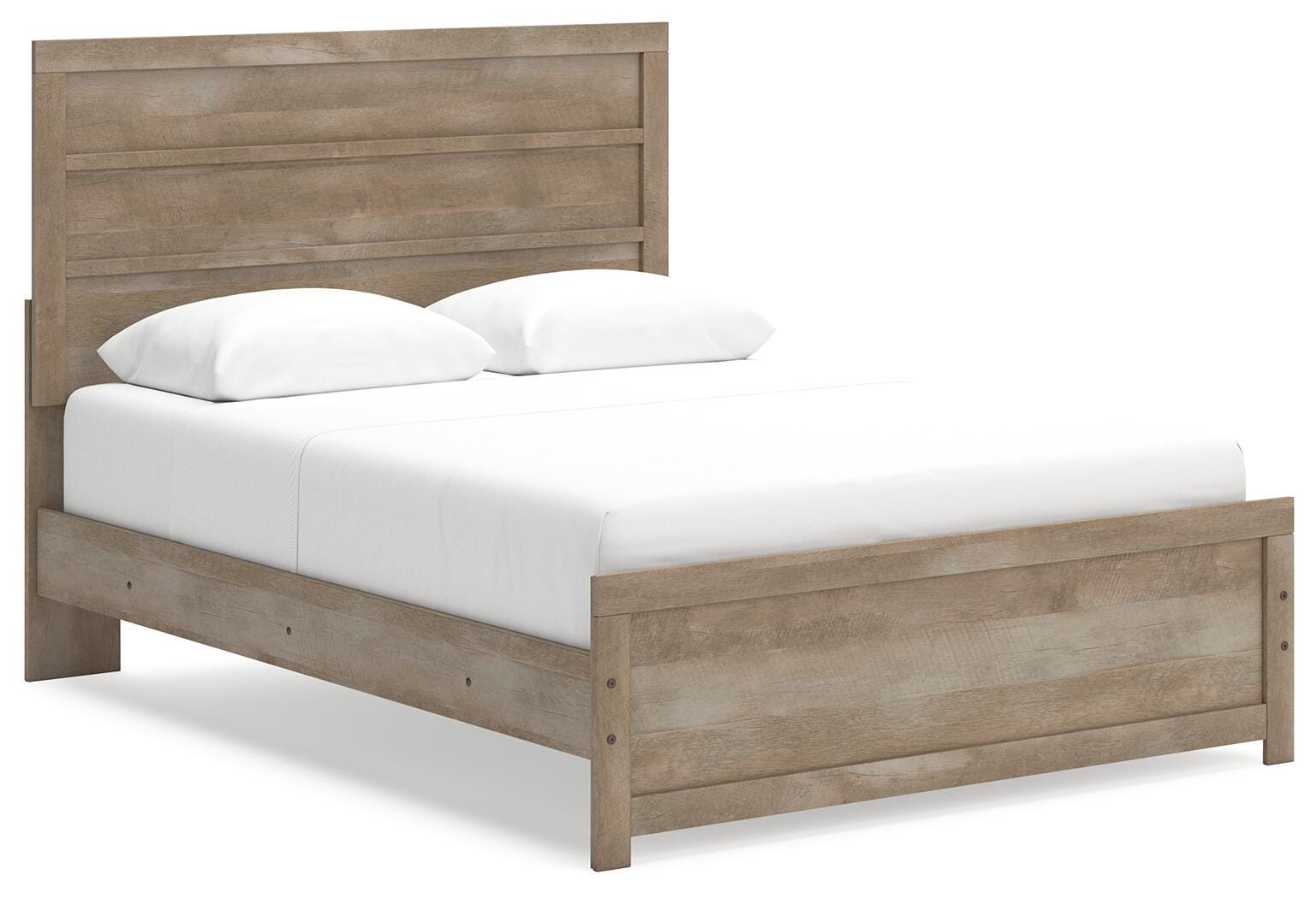 Gachester Queen Panel Bed, Tan, large
