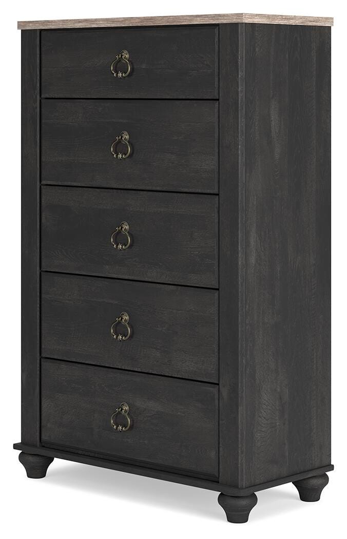 Nanforth Chest of Drawers, Two-tone, large