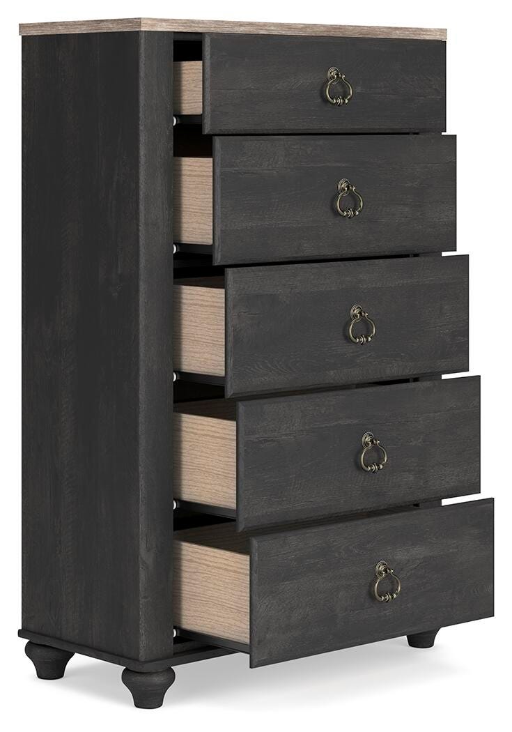 Nanforth Chest of Drawers, Two-tone, large