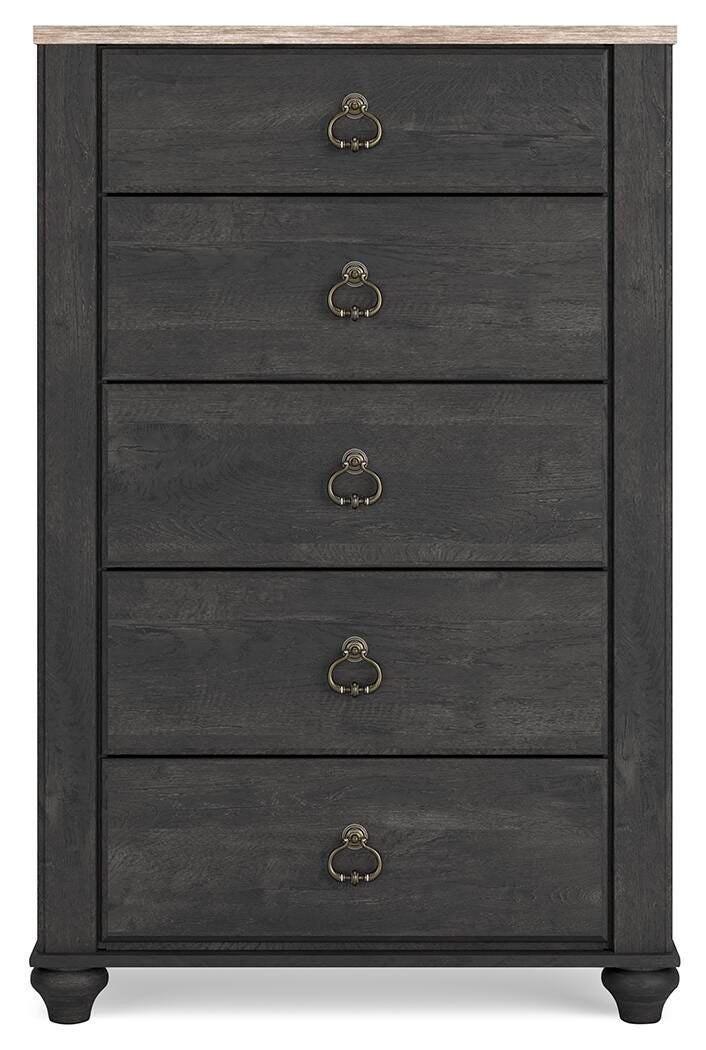 Nanforth Chest of Drawers, Two-tone, large