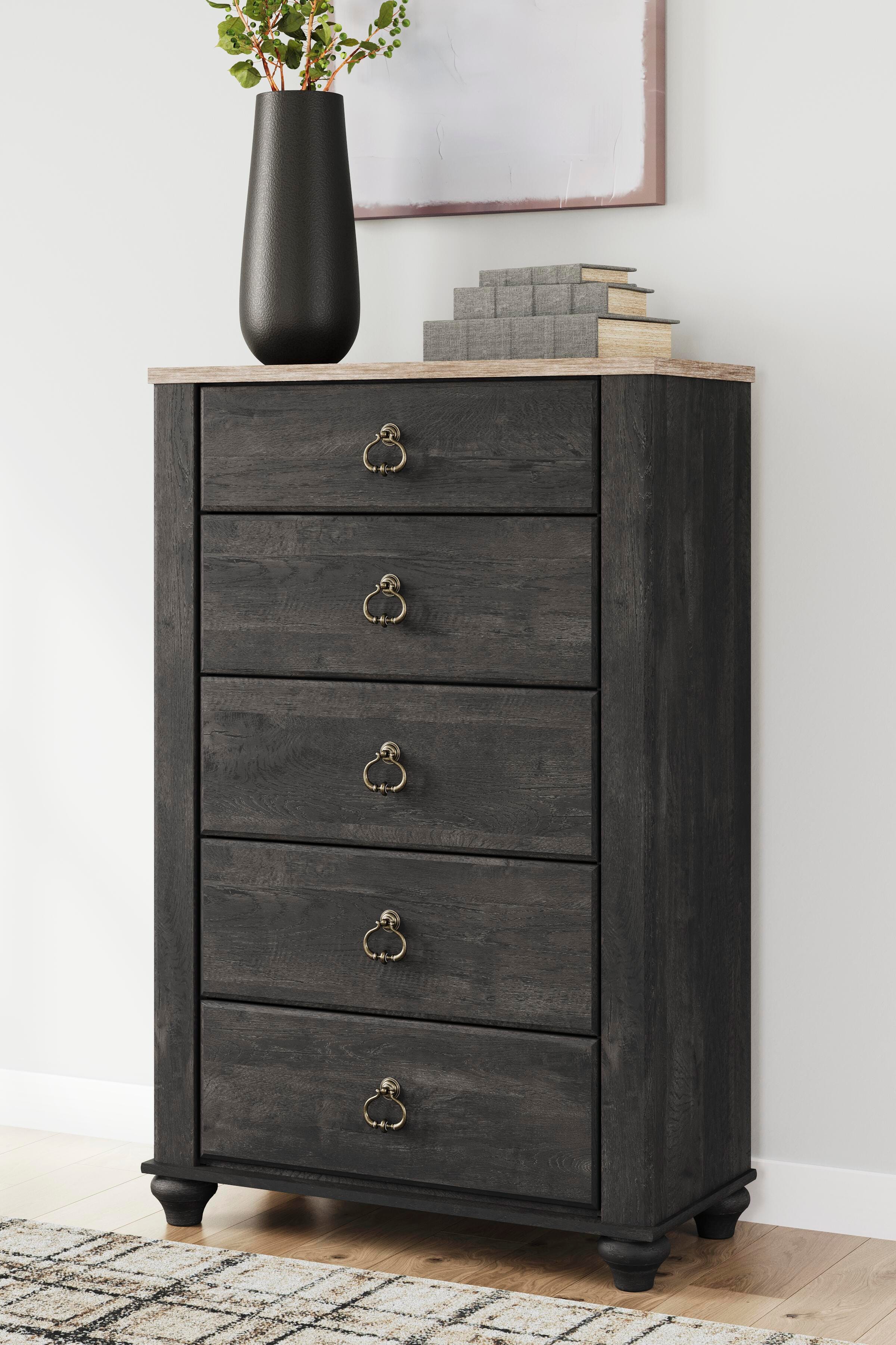 Nanforth Chest of Drawers, Two-tone, large