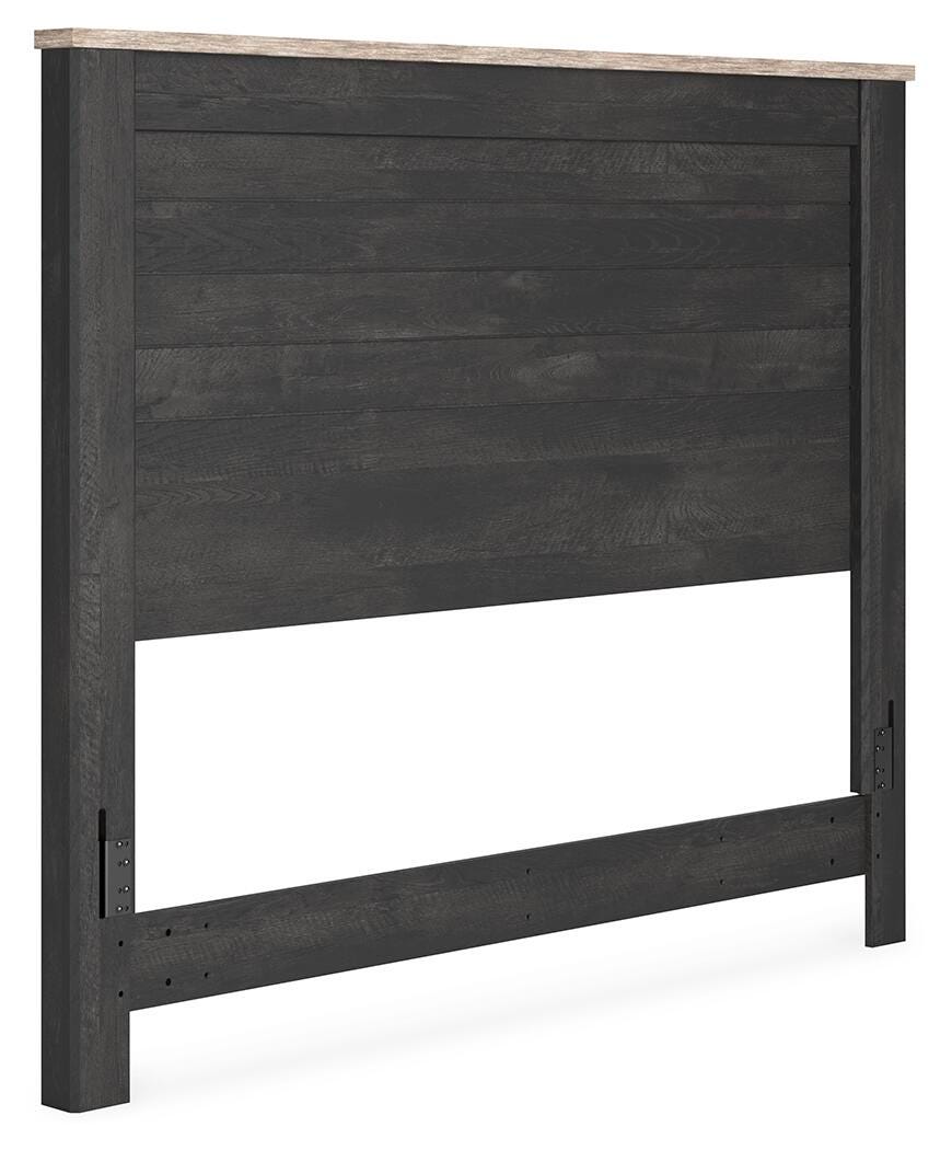 Nanforth Queen Panel Headboard, Graphite, large