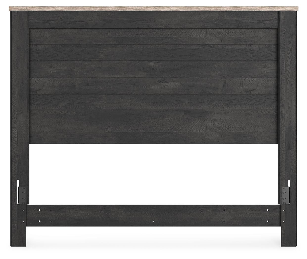 Nanforth Queen Panel Headboard, Graphite, large