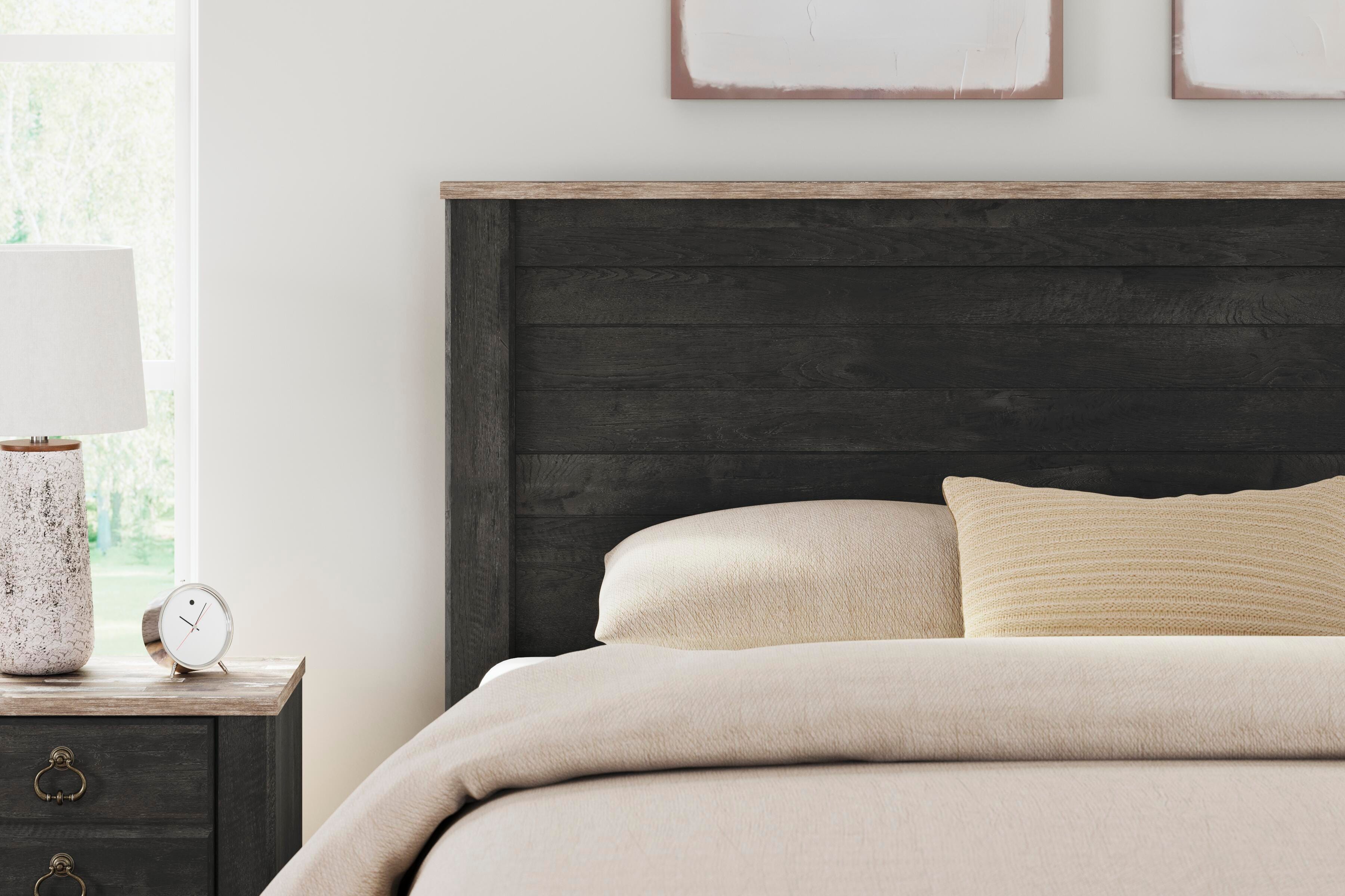 Nanforth King/California King Panel Headboard, Graphite, large