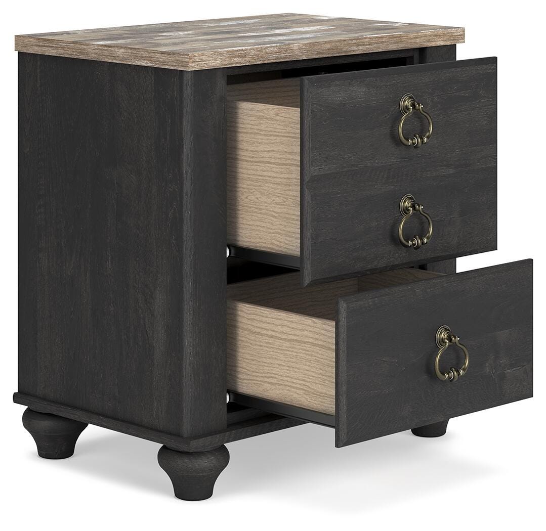 Nanforth Nightstand, Two-tone, large