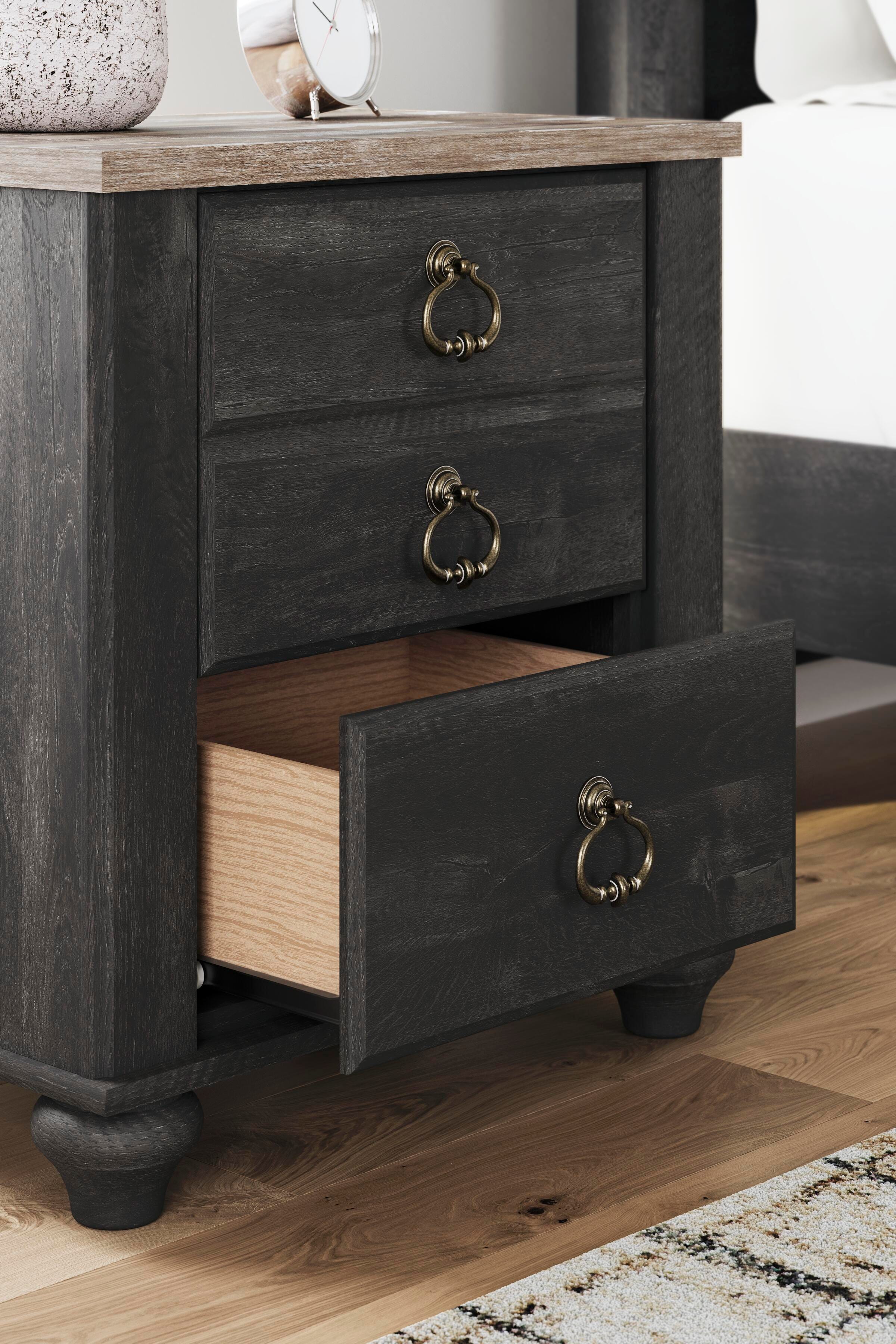 Nanforth Nightstand, Two-tone, large