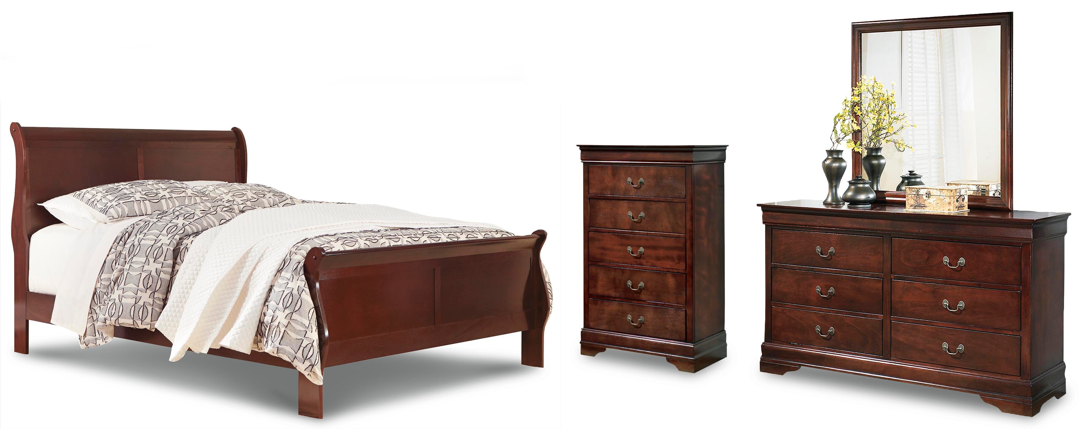 Cama con trineo, cómoda, espejo y baúl Alisdair Queen - image 1