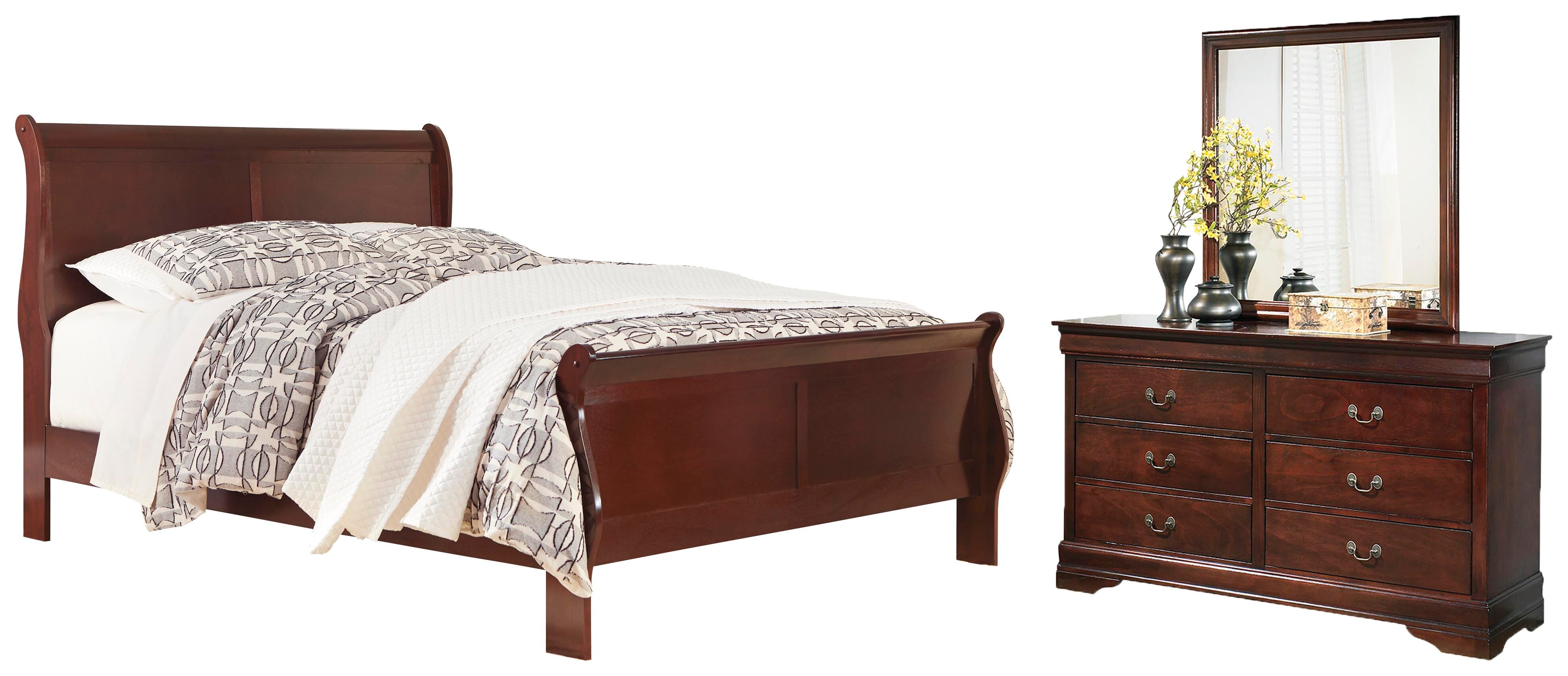 Alisdair California King Sleigh Bed, Dresser and Mirror - image 1