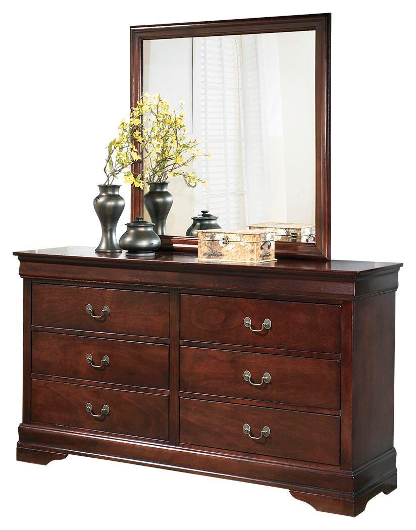Alisdair Full Sleigh Bed, Dresser and Mirror - image 4