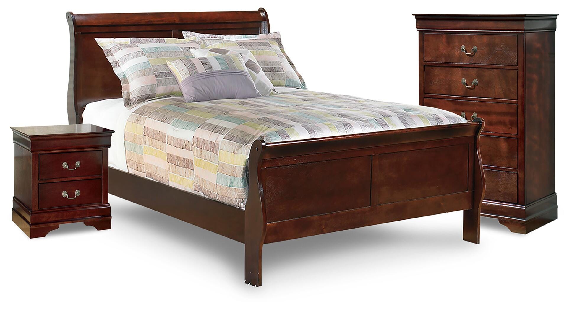 Alisdair Full Sleigh Bed, Chest and Nightstand - image 1