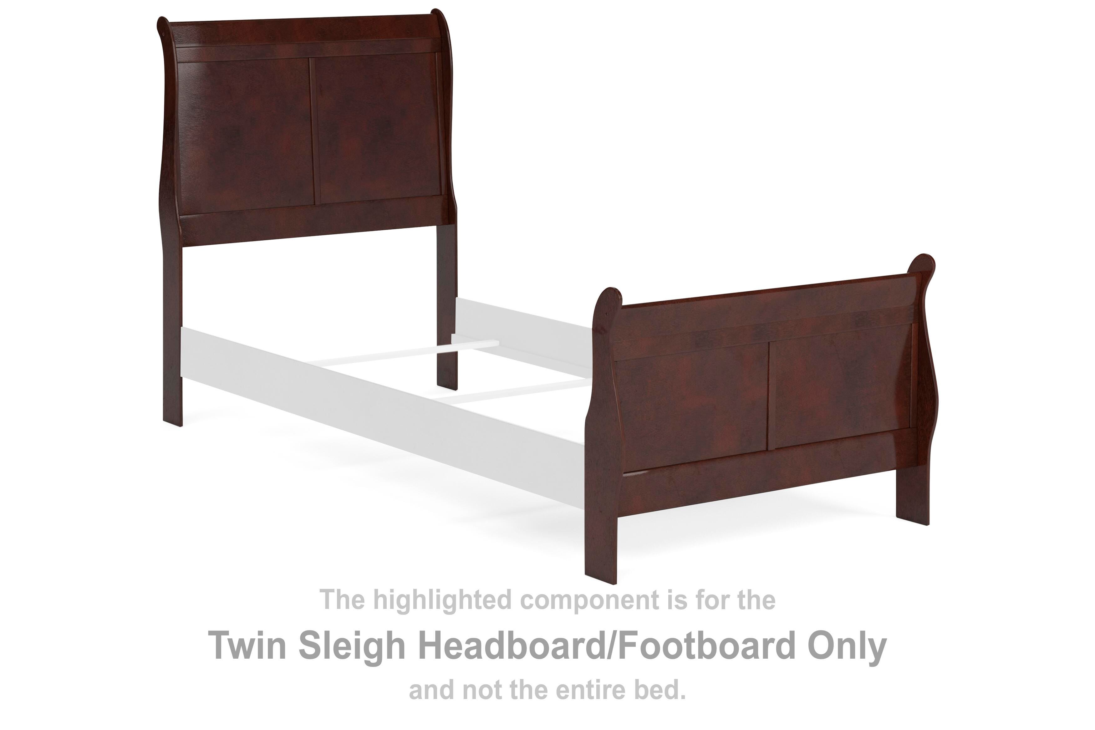 Alisdair Twin Sleigh Headboard/Footboard, , large