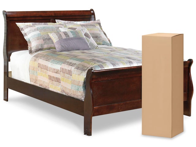 Alisdair Full Sleigh Bed with 8" Chime Innerspring Mattress