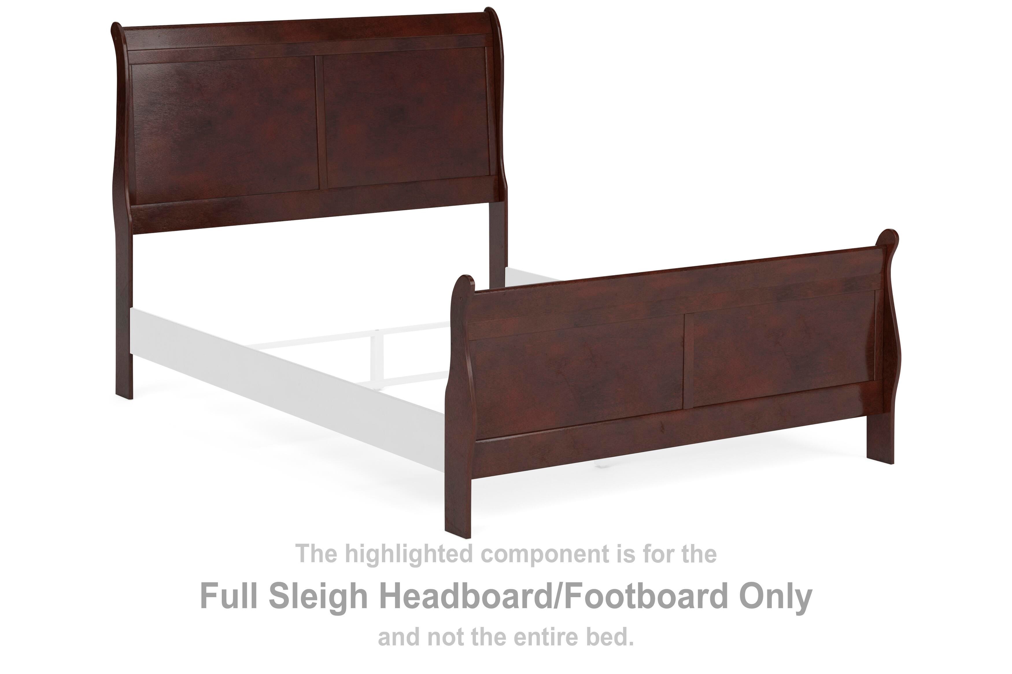 Alisdair Full Sleigh Headboard/Footboard, , large