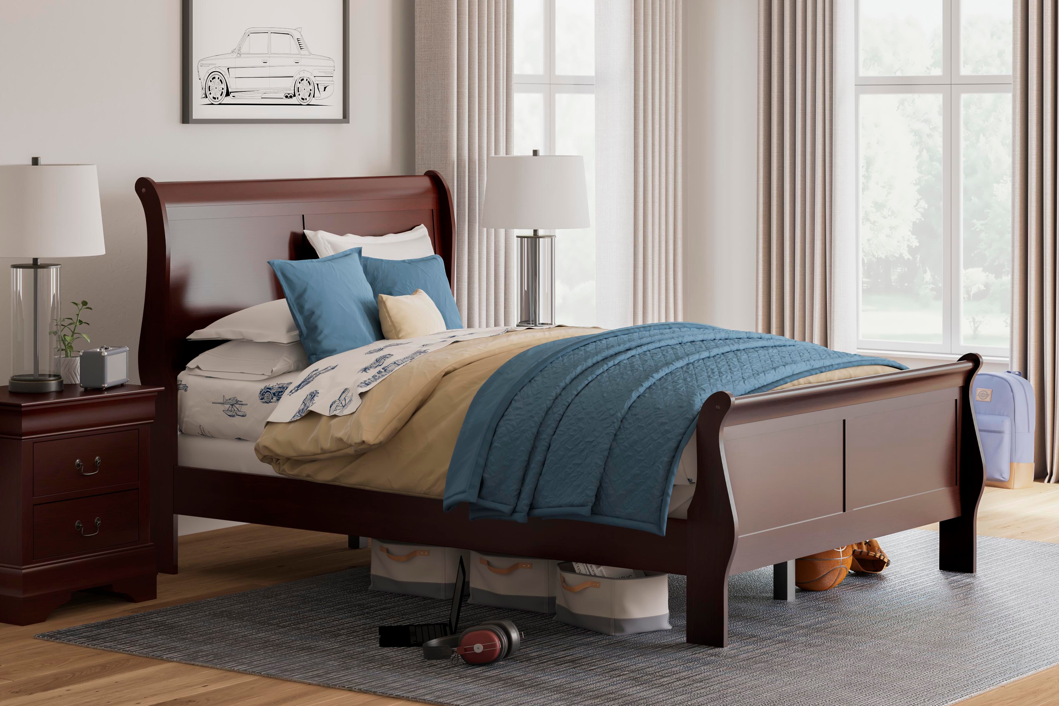 Alisdair Full Sleigh Bed - image 1