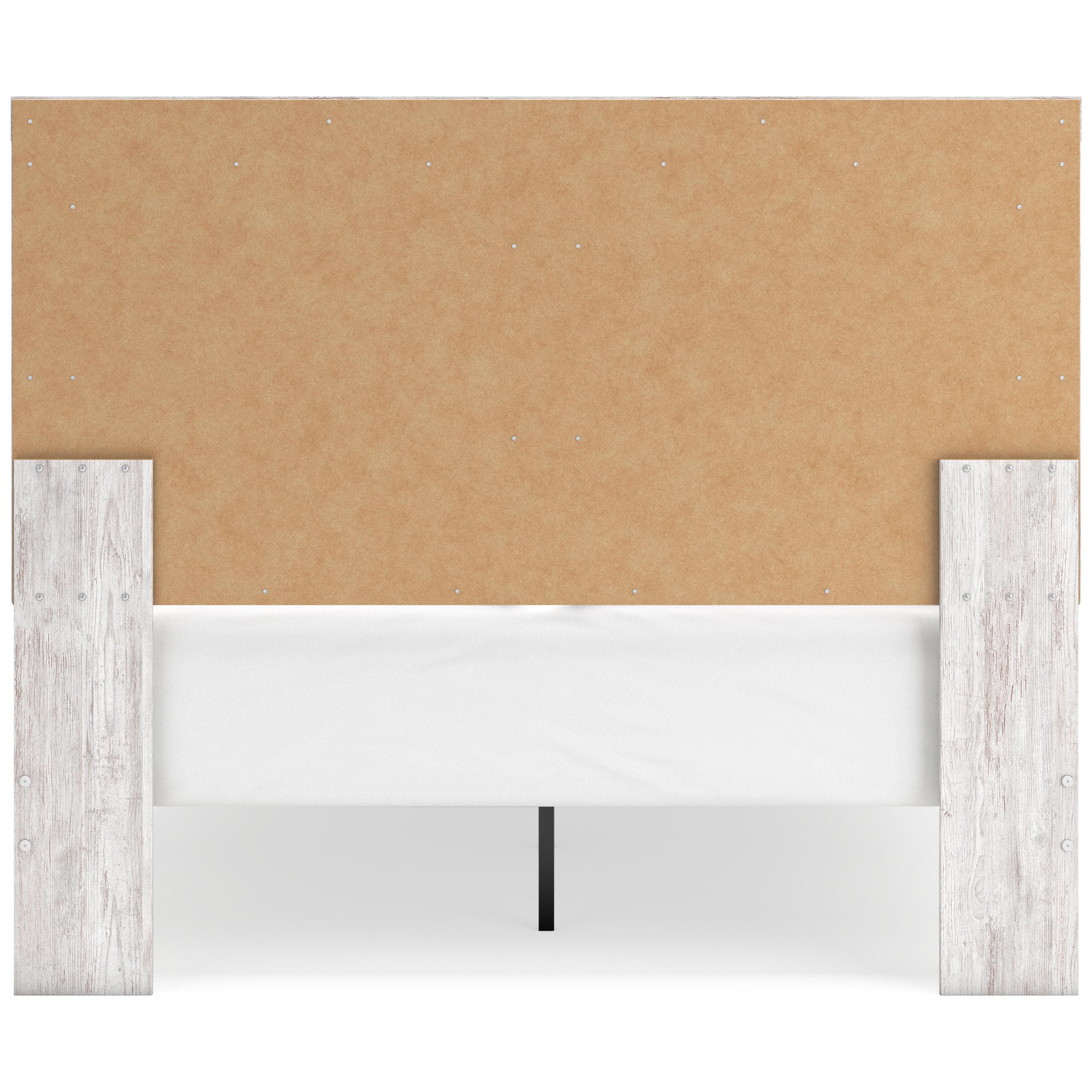Cayboni Queen Panel Bed, Whitewash, large