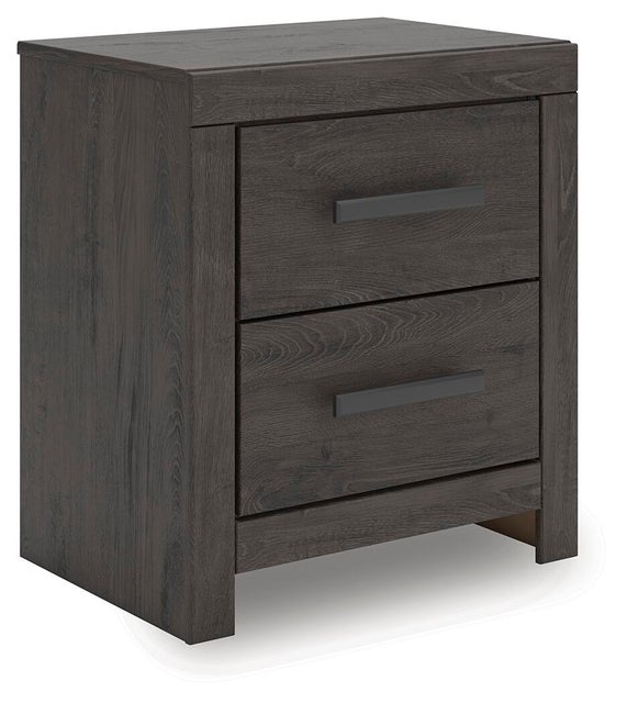 Prendonea Nightstand, Charcoal