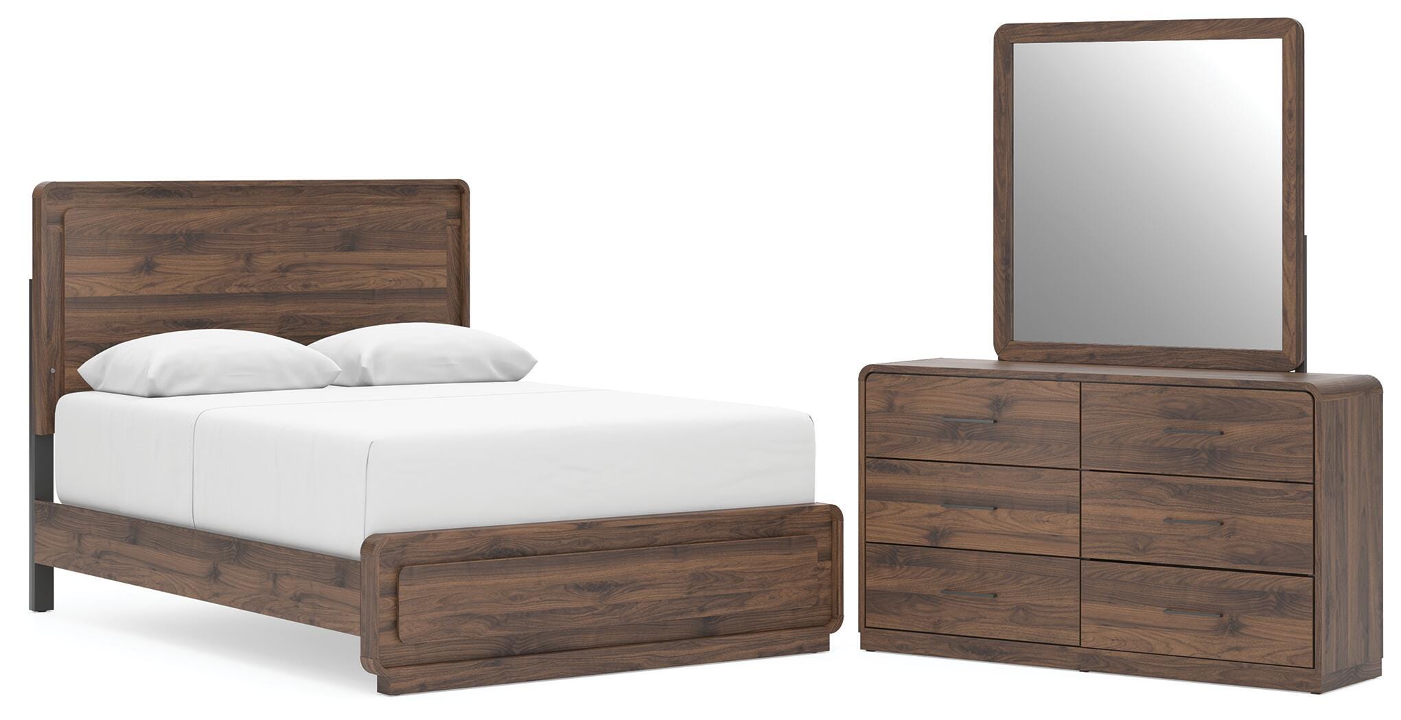 Fortlorn Queen Panel Bed, Dresser and Mirror - image 1
