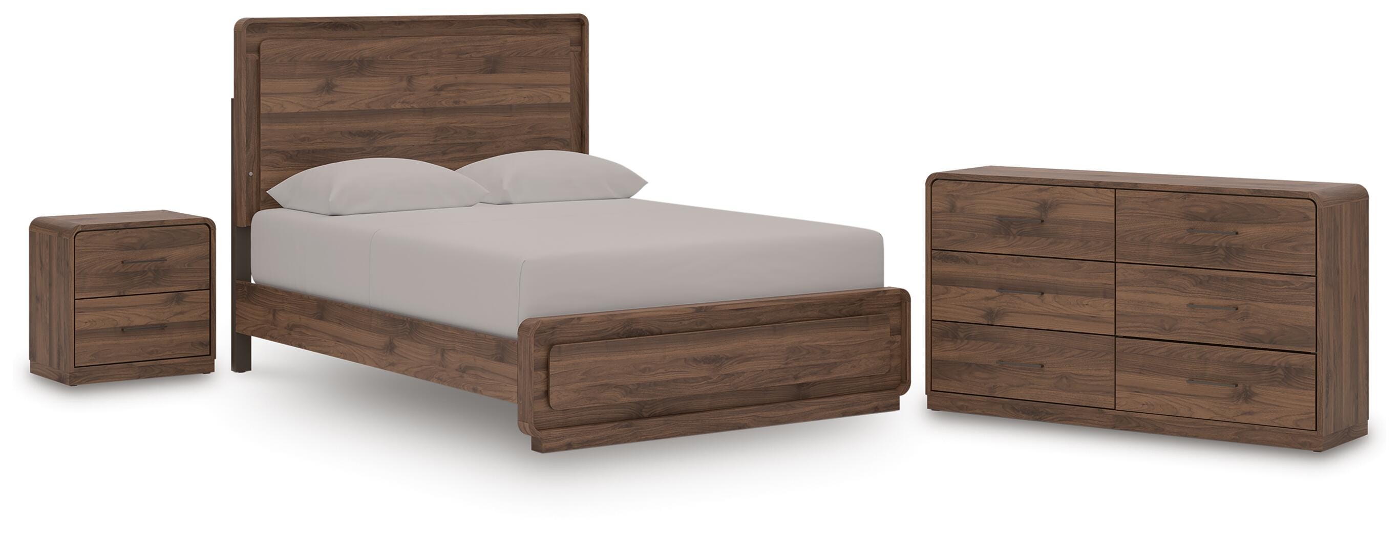 Hollinaze Queen Panel Bed, Dresser and Nightstand - image 1