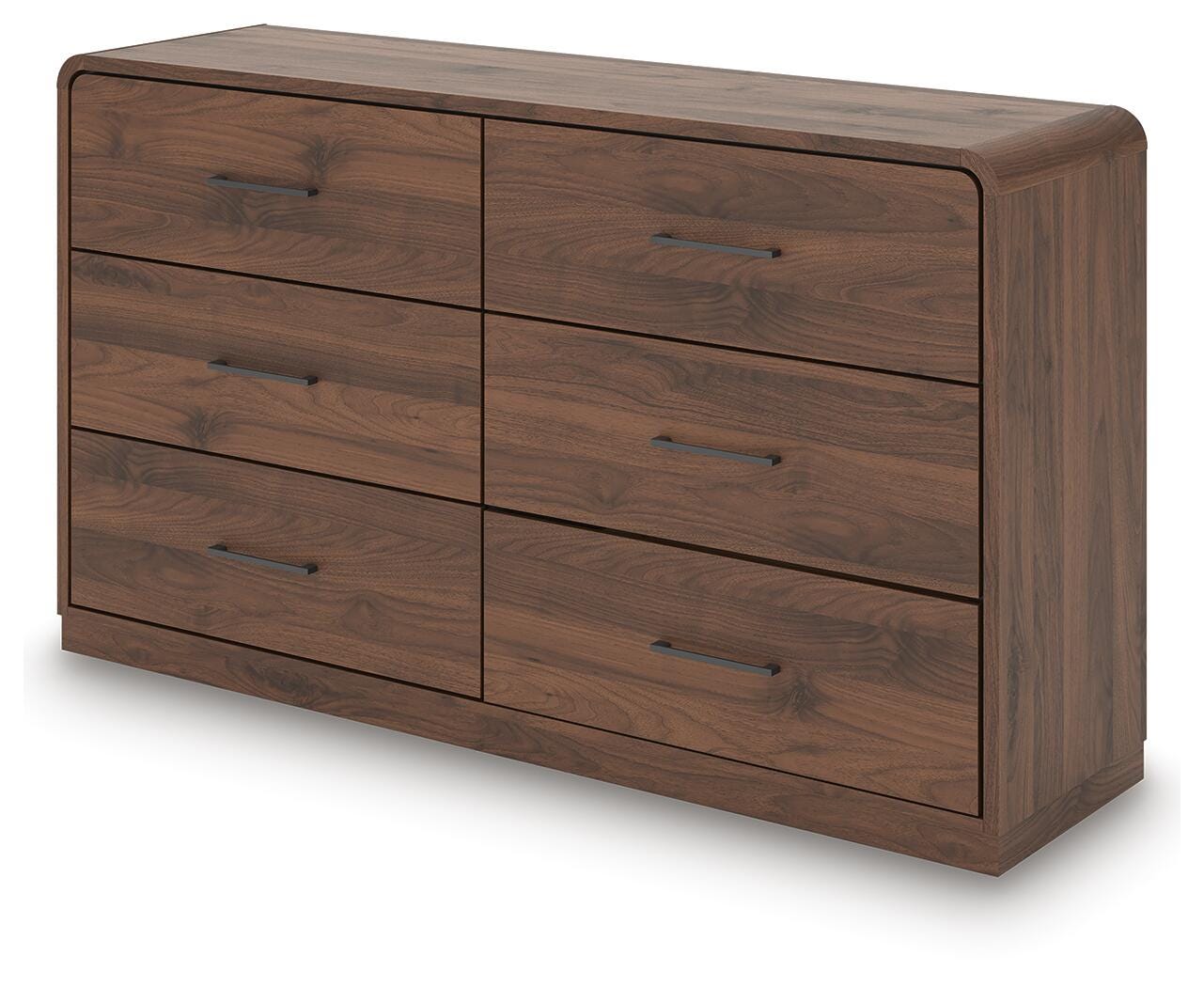 Cama King de paneles Hollinaze, cómoda y mesita de noche - image 8