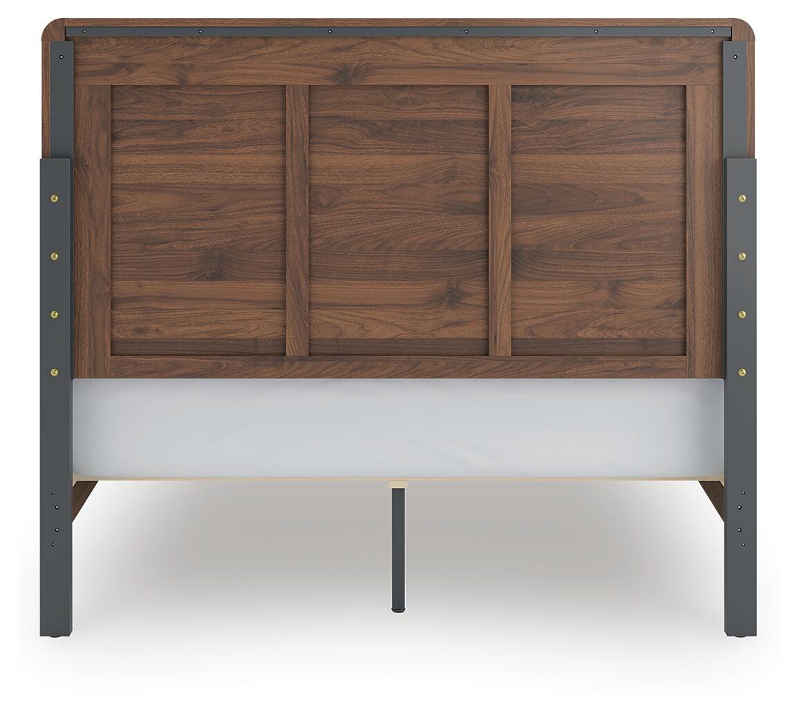 Cama Queen, cómoda, espejo y mesita de noche Hollinaze - image 13
