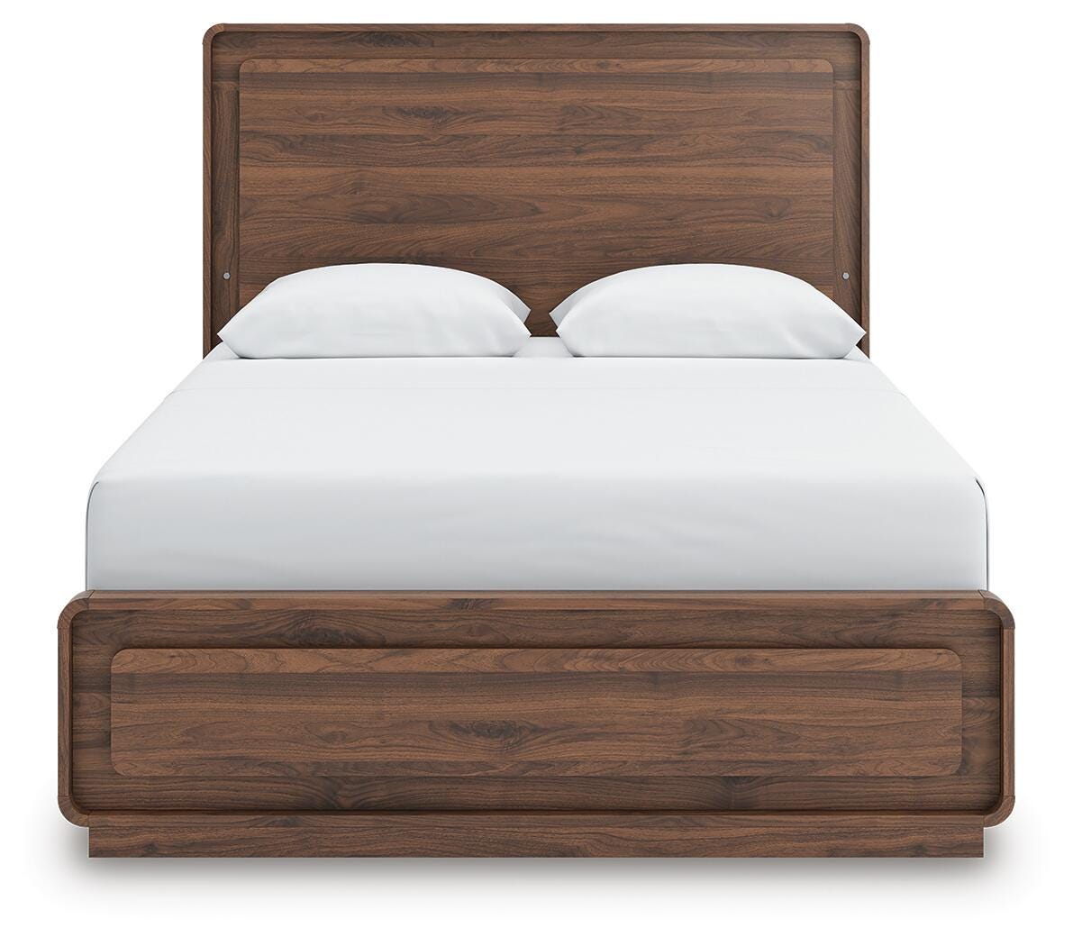 Cama Queen, cómoda, espejo y mesita de noche Hollinaze - image 9