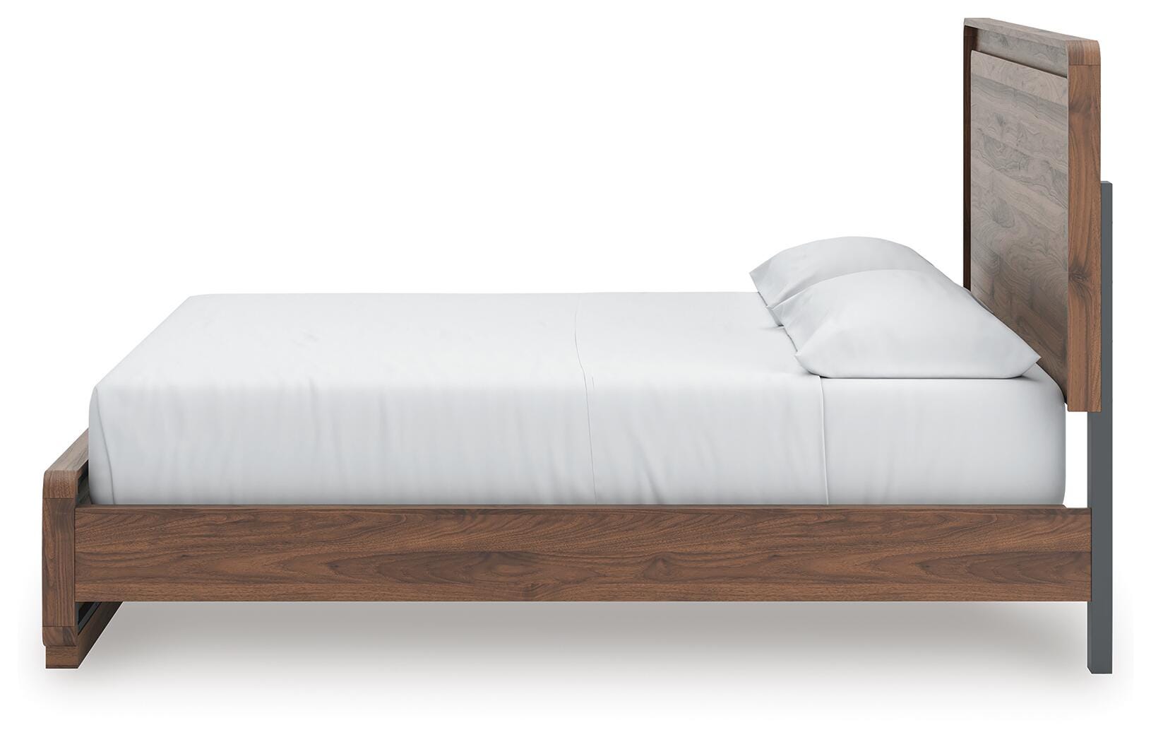 Hollinaze California King Panel Bed, Walnut Brown, large
