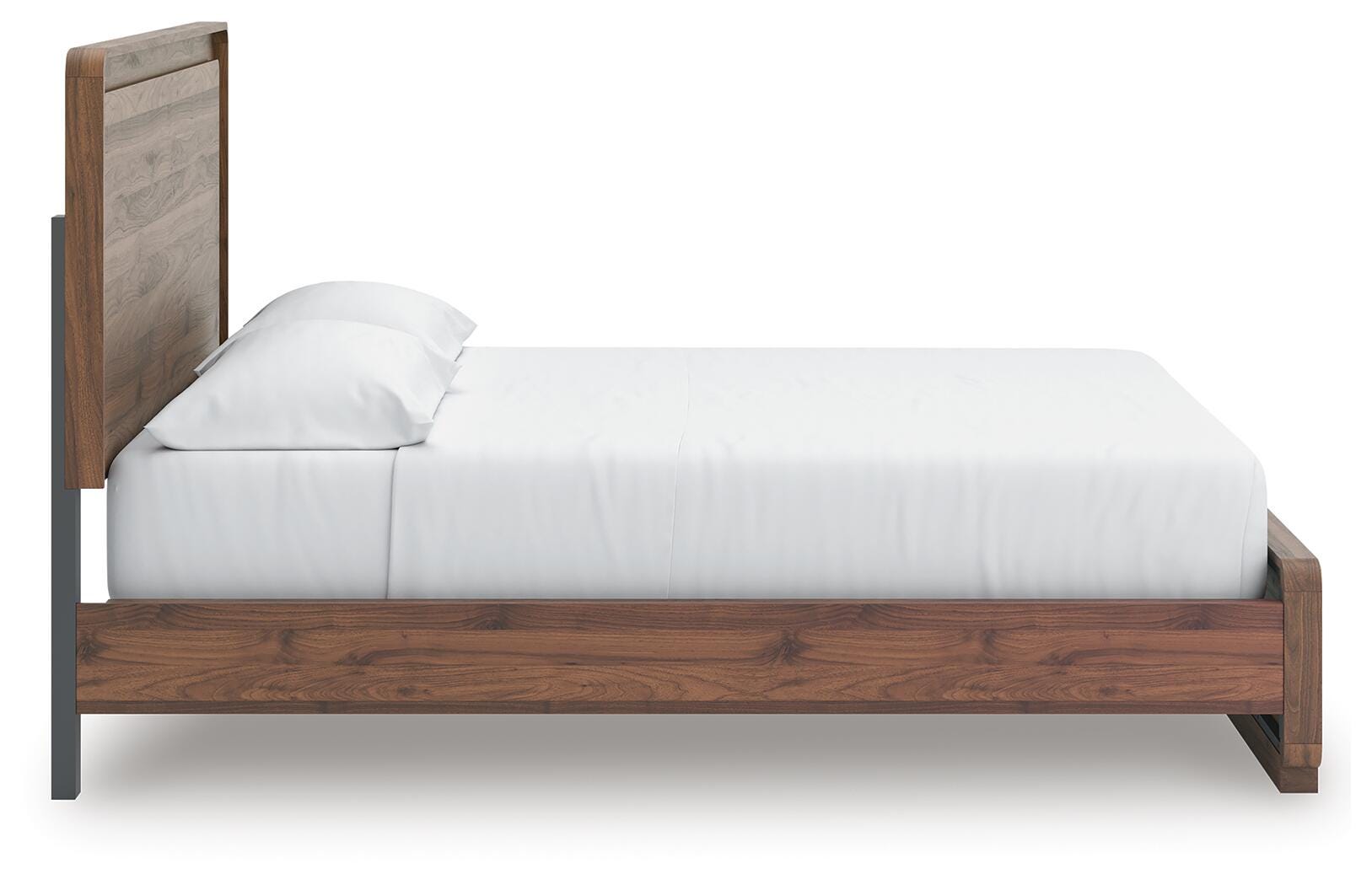 Hollinaze California King Panel Bed, Walnut Brown, large