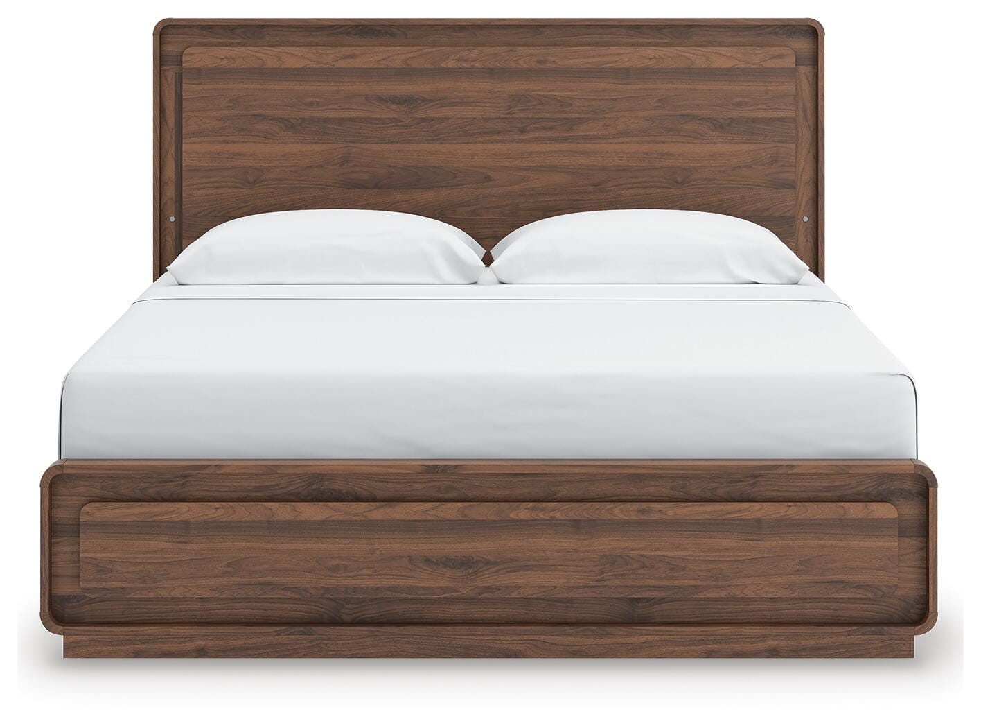 Cama King de paneles Hollinaze, cómoda y mesita de noche - image 10