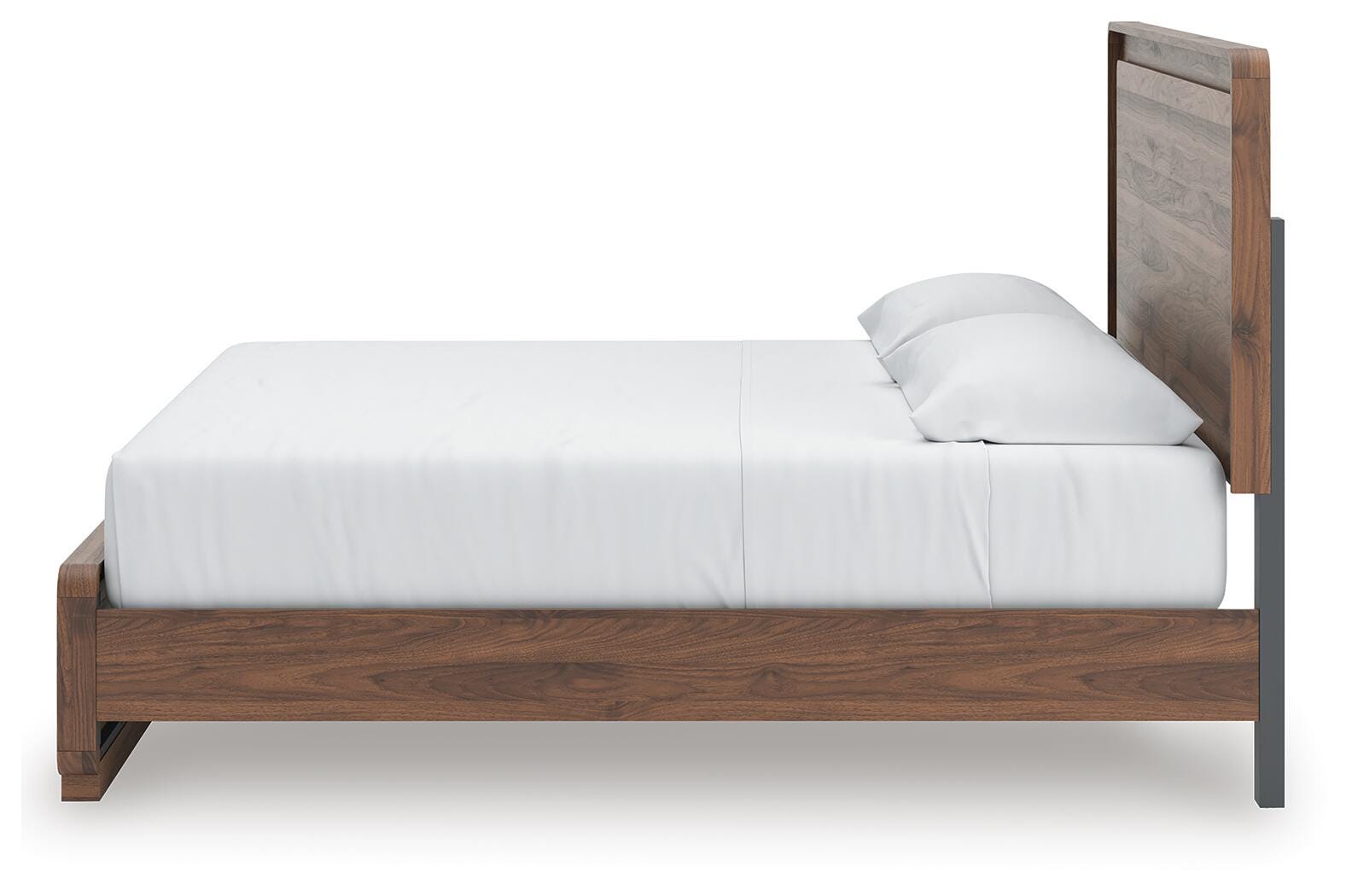 Cama King de paneles Hollinaze, cómoda y mesita de noche - image 15