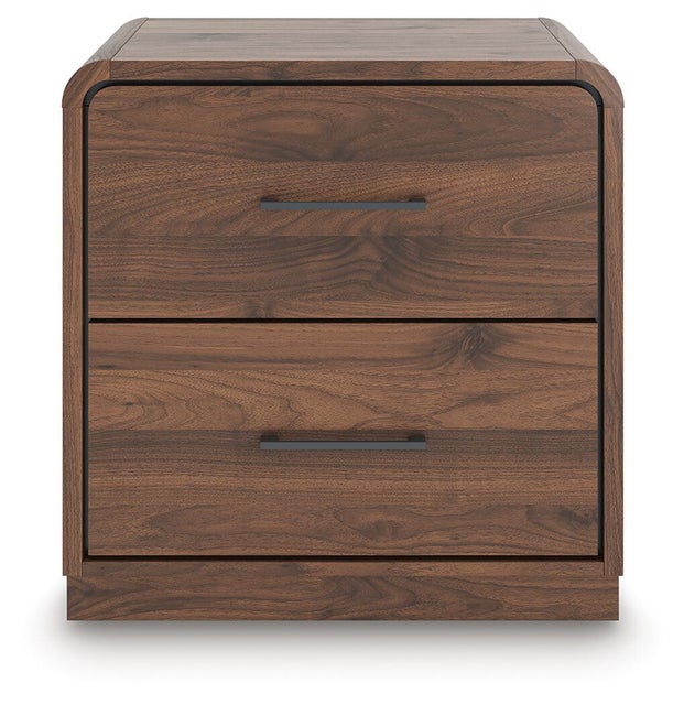 Hollinaze Nightstand, Walnut Brown