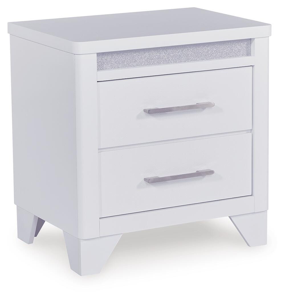 Frostlyn Queen Upholstered Panel Bed - image 4