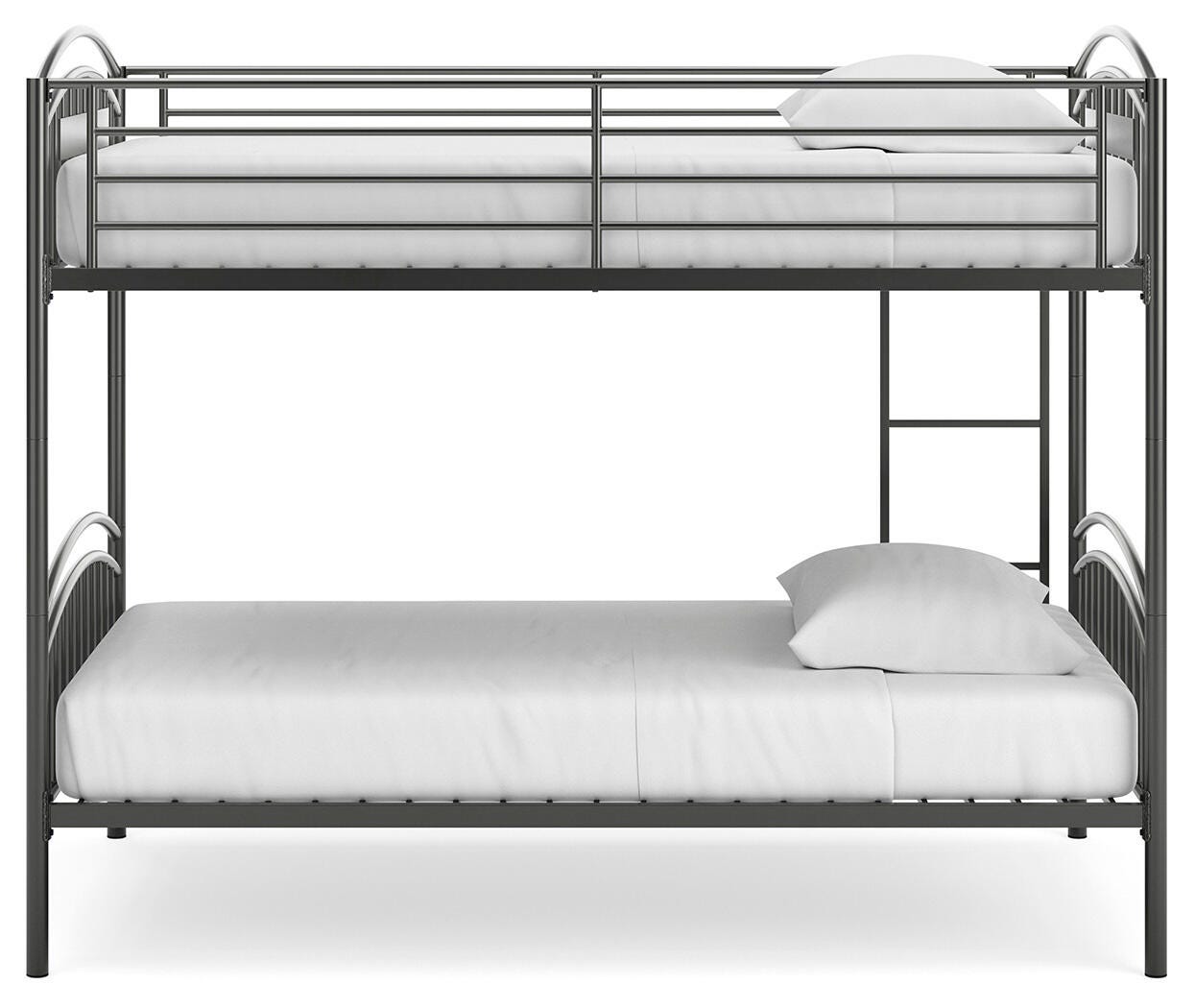 Hilletran Twin over Twin Bunk Bed with Ladder - image 6