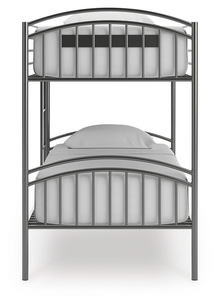 Lanceburg Twin over Twin Bunk Bed with Ladder - image 6