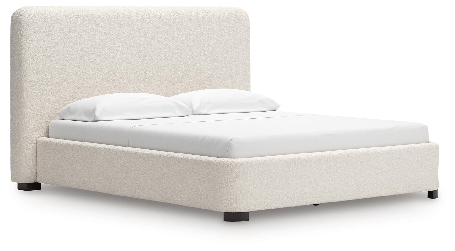 Whittgate California King Upholstered Bed, Beige, large