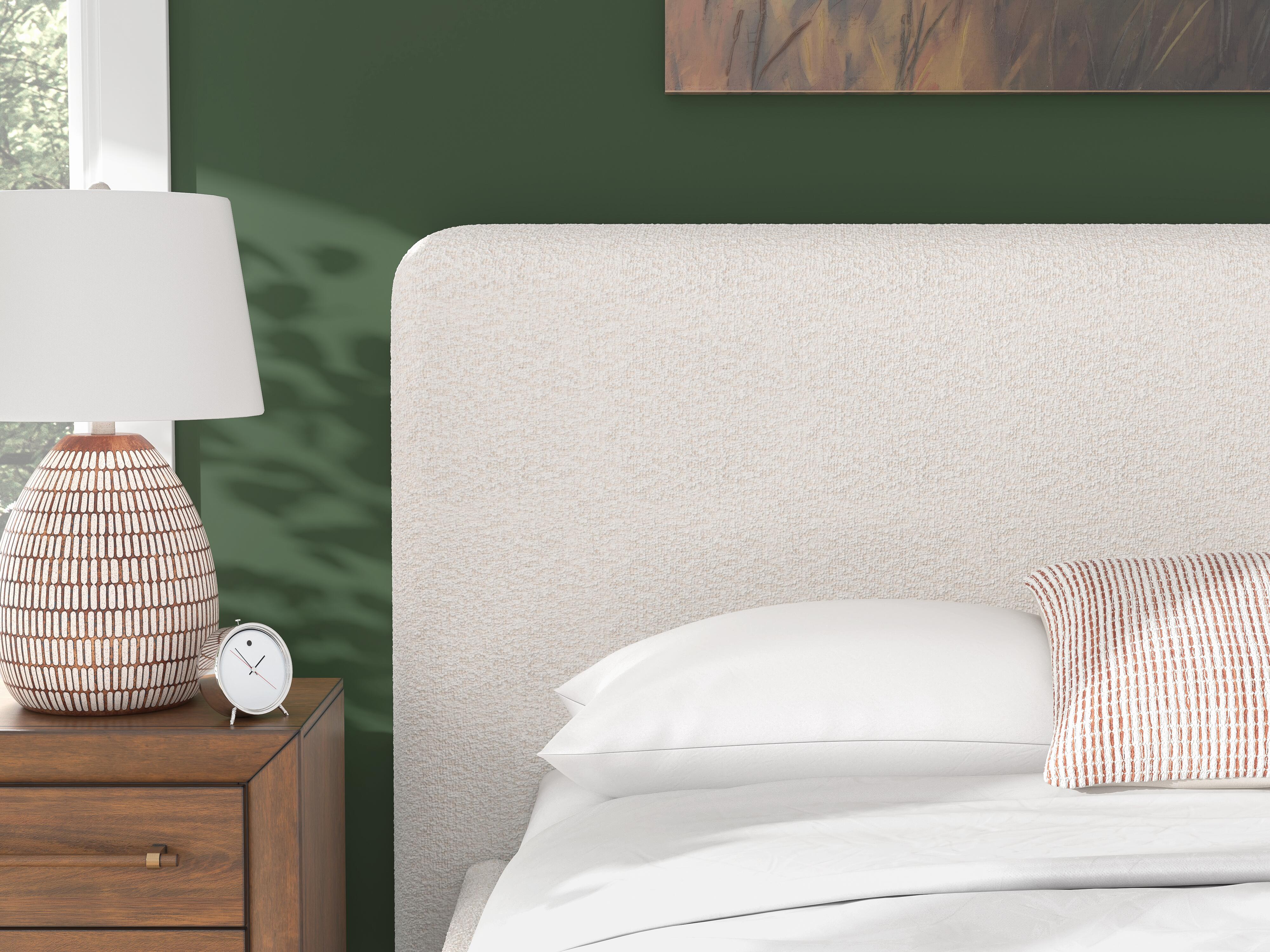 Whittgate California King Upholstered Bed, Beige, large