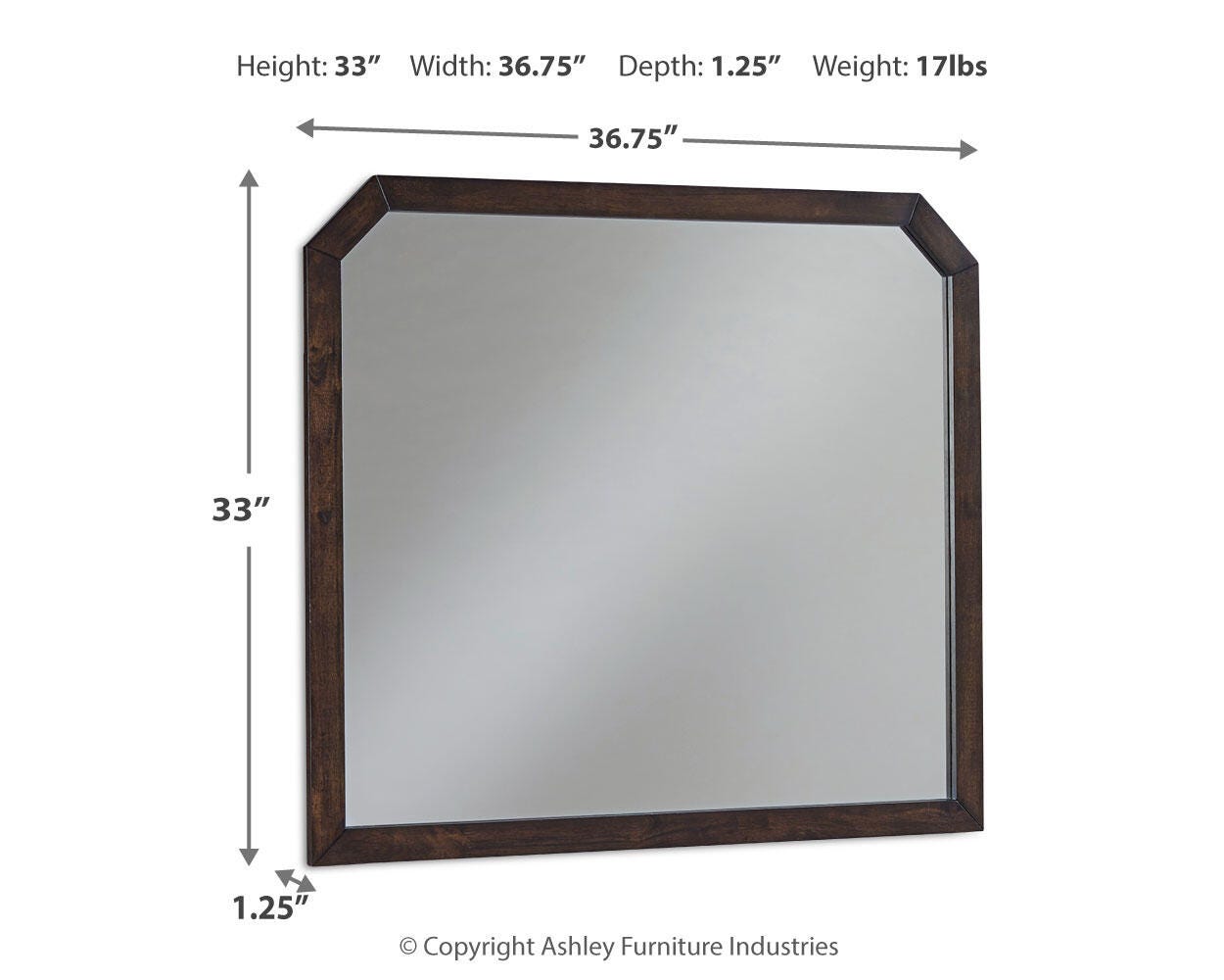 Tandisport Bedroom Mirror, , large