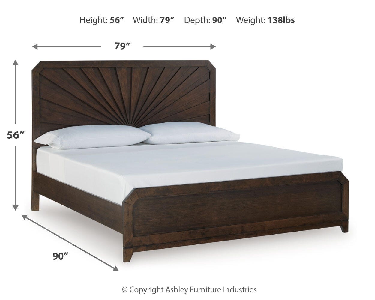 Tandisport California King Panel Bed - image 7