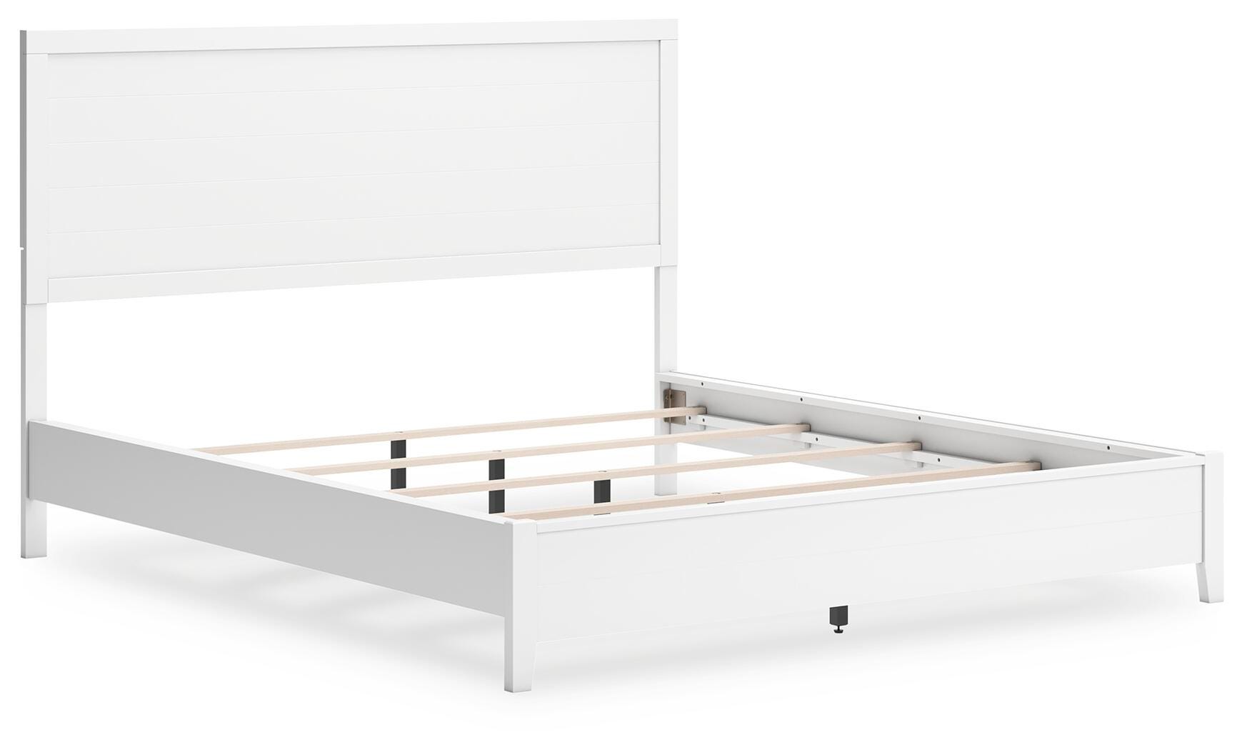 Binterglen California King Panel Bed, White, large