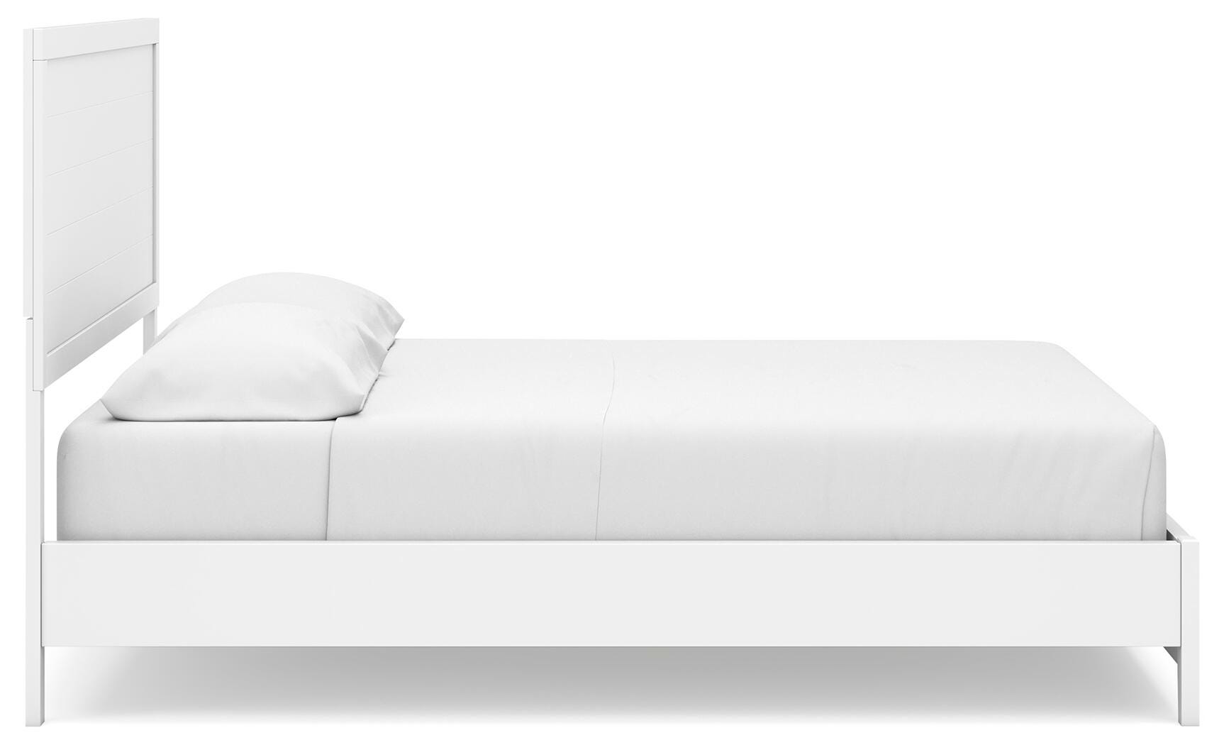 Binterglen California King Panel Bed, White, large