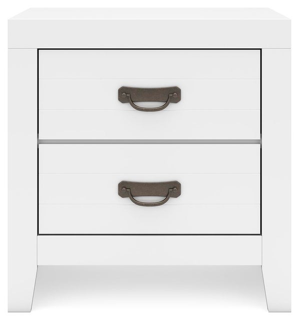Binterglen 23" 2 Drawer Nightstand, White