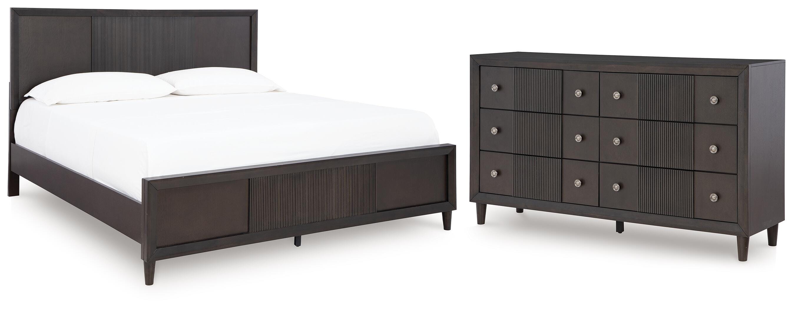 Urbantrack Queen Panel Bed with Dresser | Ashley