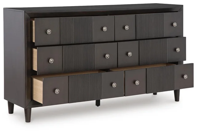 Ashley Urbantrack 6 Drawer Dresser, Dark Brown Ashley Urbantrack 6 Drawer Dresser, Dark Brown