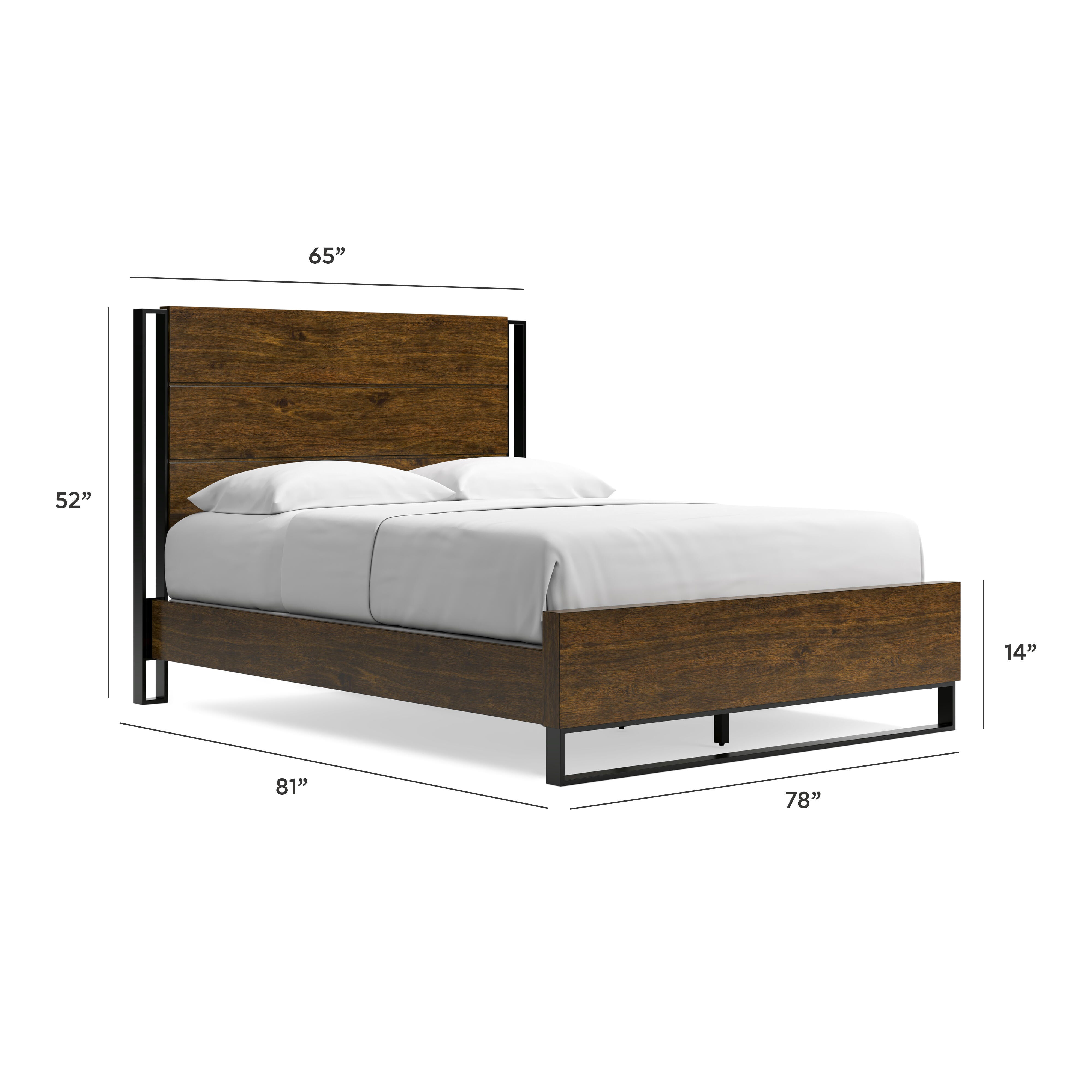 Cama Queen con paneles Zumbado - image 8