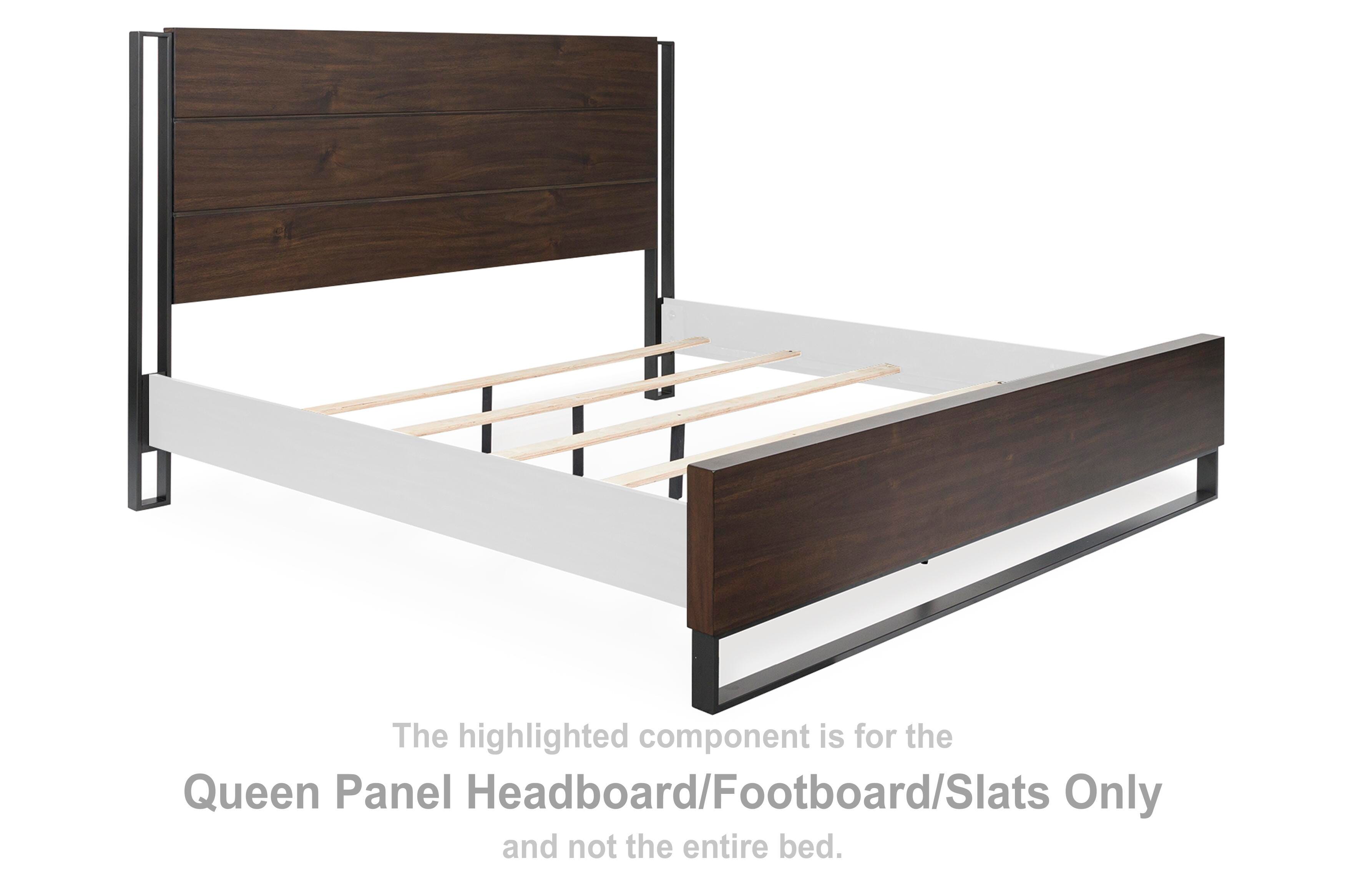 Zumbado Queen Panel Headboard/Footboard/Slats - image 2